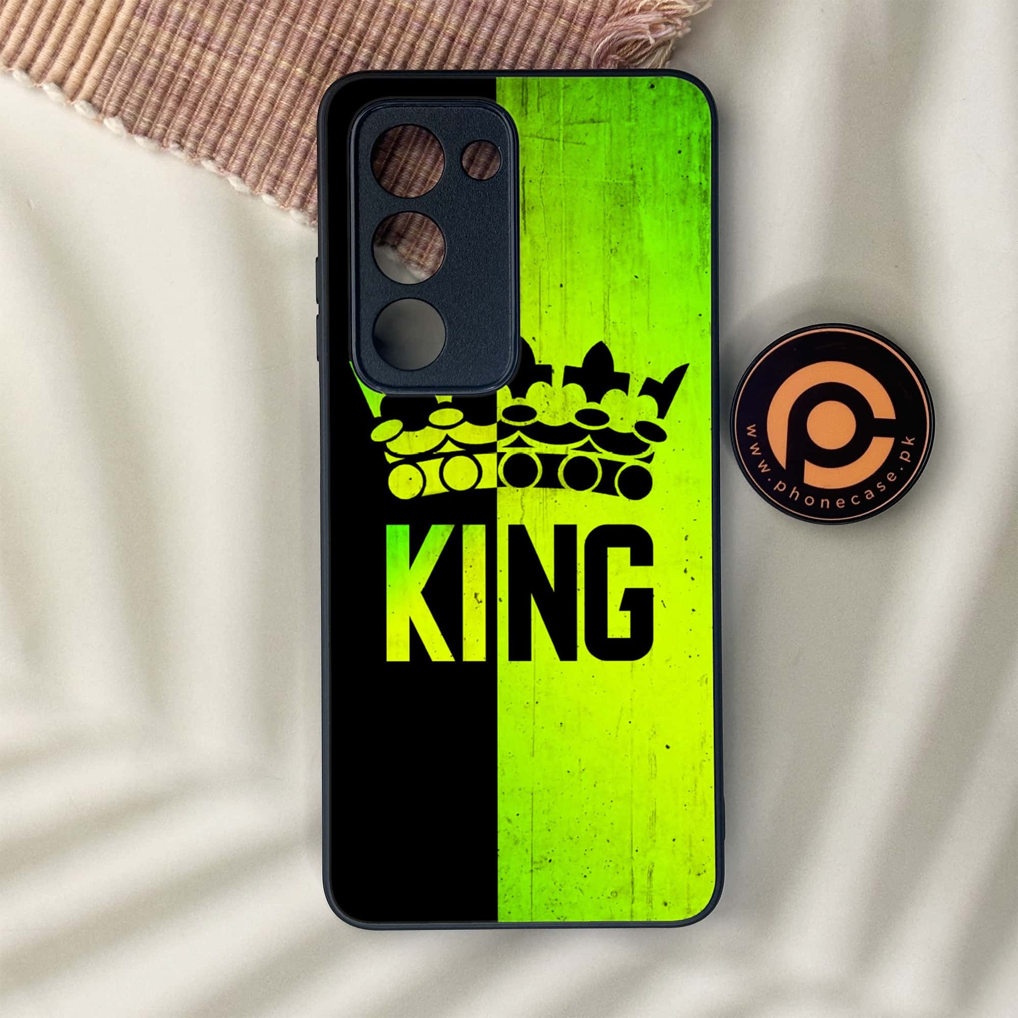 Oppo A5 2025 - King 2.0 Series - Premium Metal Printed soft Bumper shock Proof Case