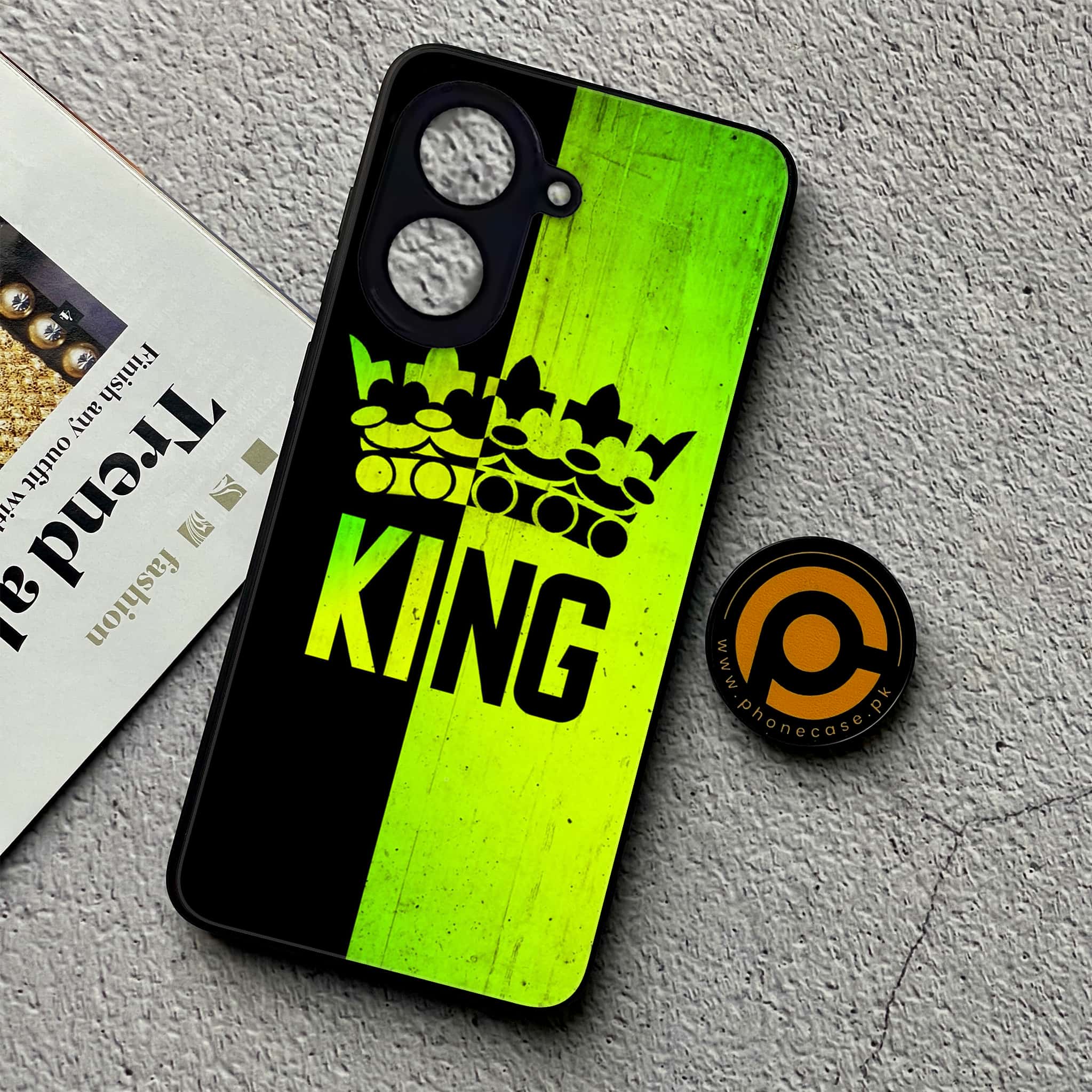 Xiaomi Redmi A5 - King 2.0 Series - Premium Metal Printed soft Bumper shock Proof Case