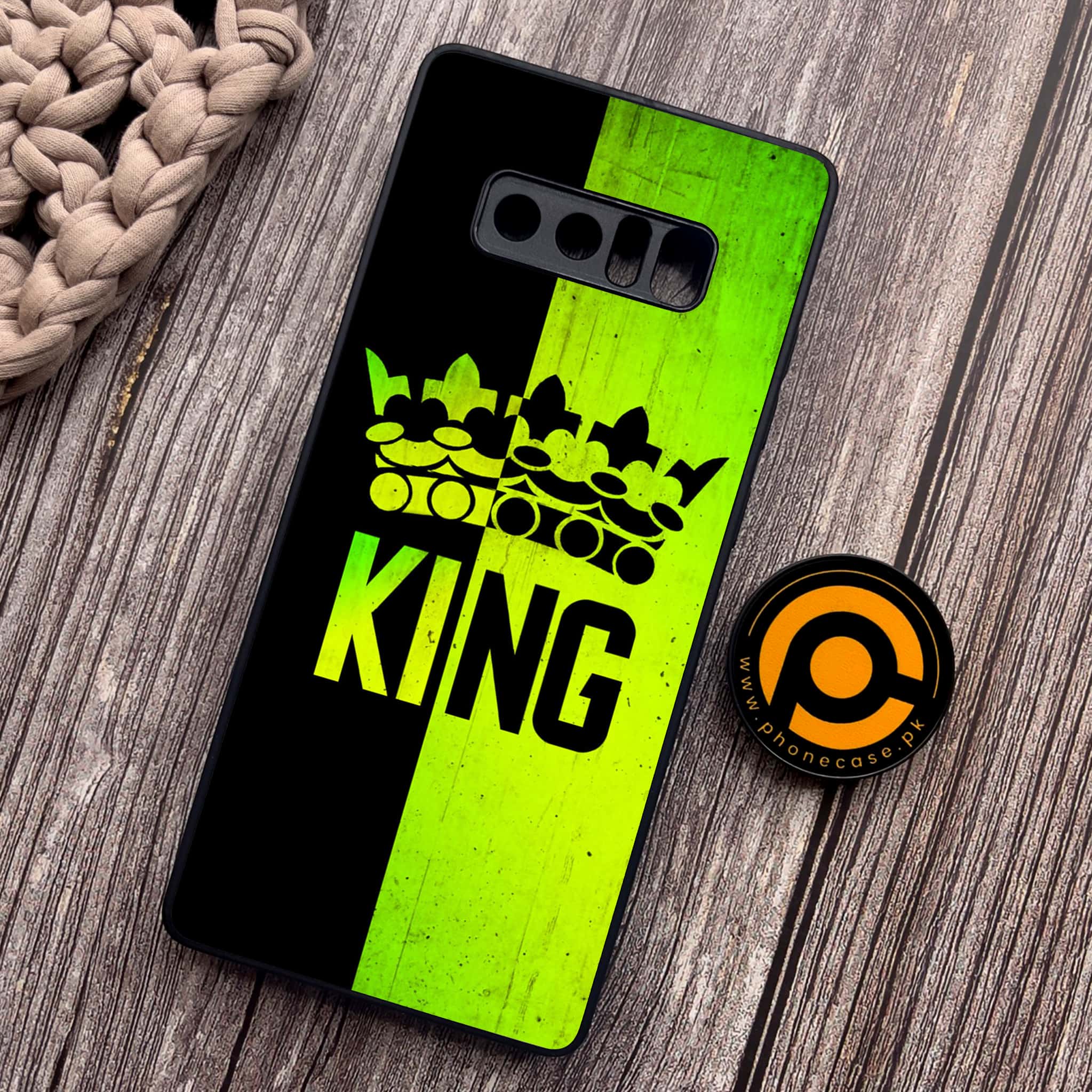 Samsung Galaxy Note 8 - King 2.0 Series - Premium Metal Printed soft Bumper shock Proof Case