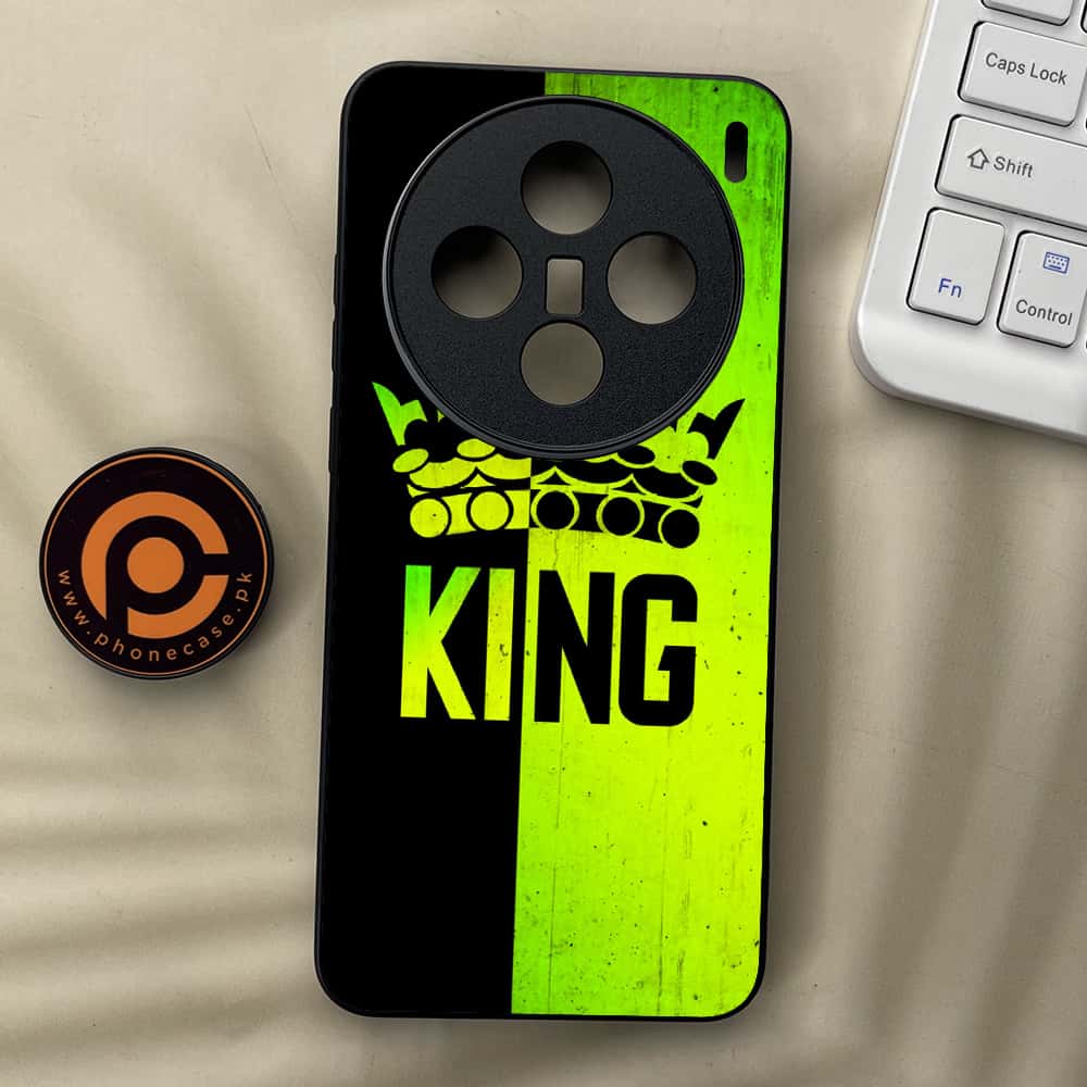 Vivo X200 - King 2.0 Series - Premium Metal  Printed soft Bumper shock Proof Case