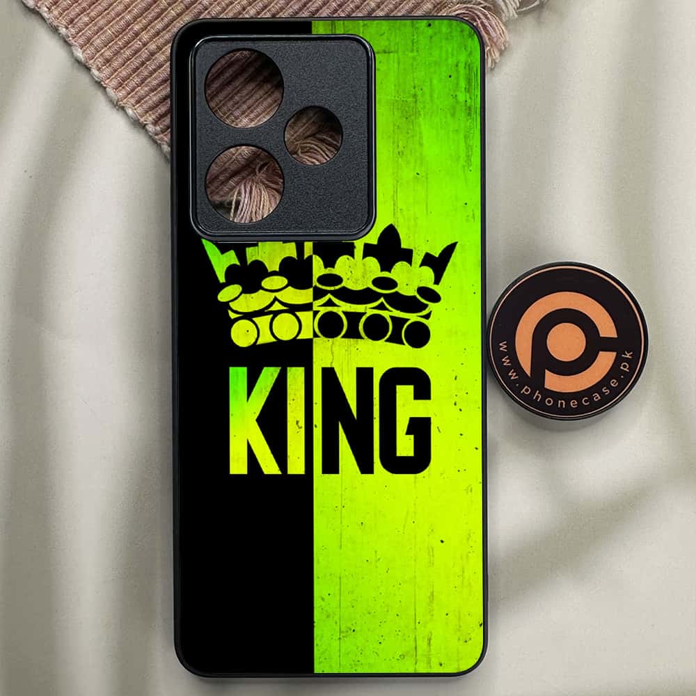 Realme GT 7T - King 2.0 Series - Premium Metal Printed soft Bumper shock Proof Case