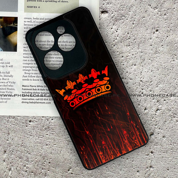 Infinix Hot 40 Pro - King Series V 2.0 - Premium Metal Printed soft Bumper shock Proof Case CS-46043