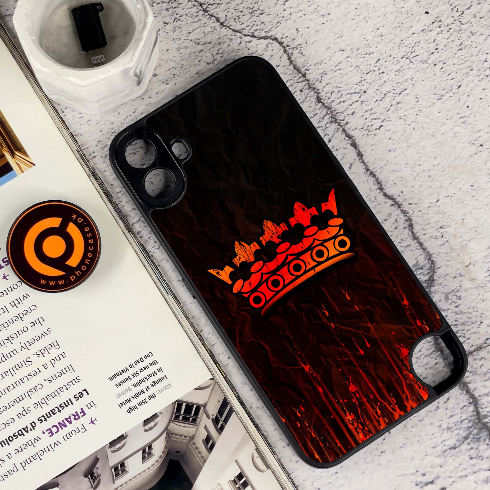 Nothing CMF Phone 1 - King 2.0 Series - Premium Metal Printed soft Bumper Shock Proof Case