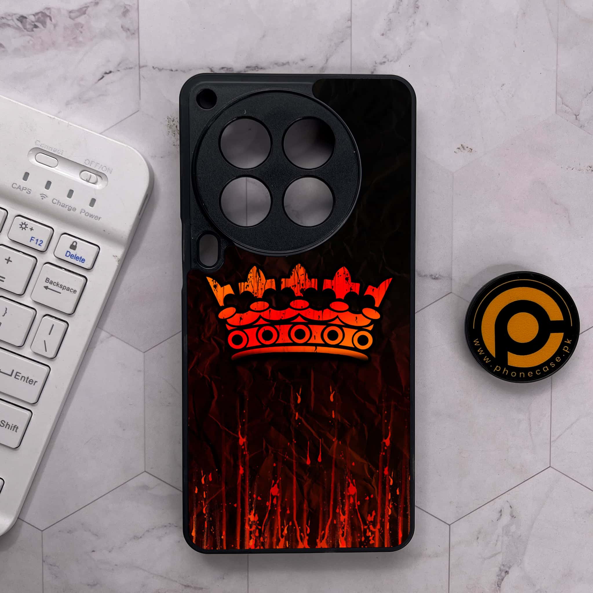 Tecno Camon 30 Premier - King 2.0 Series - Premium Metal Printed soft Bumper shock Proof Case