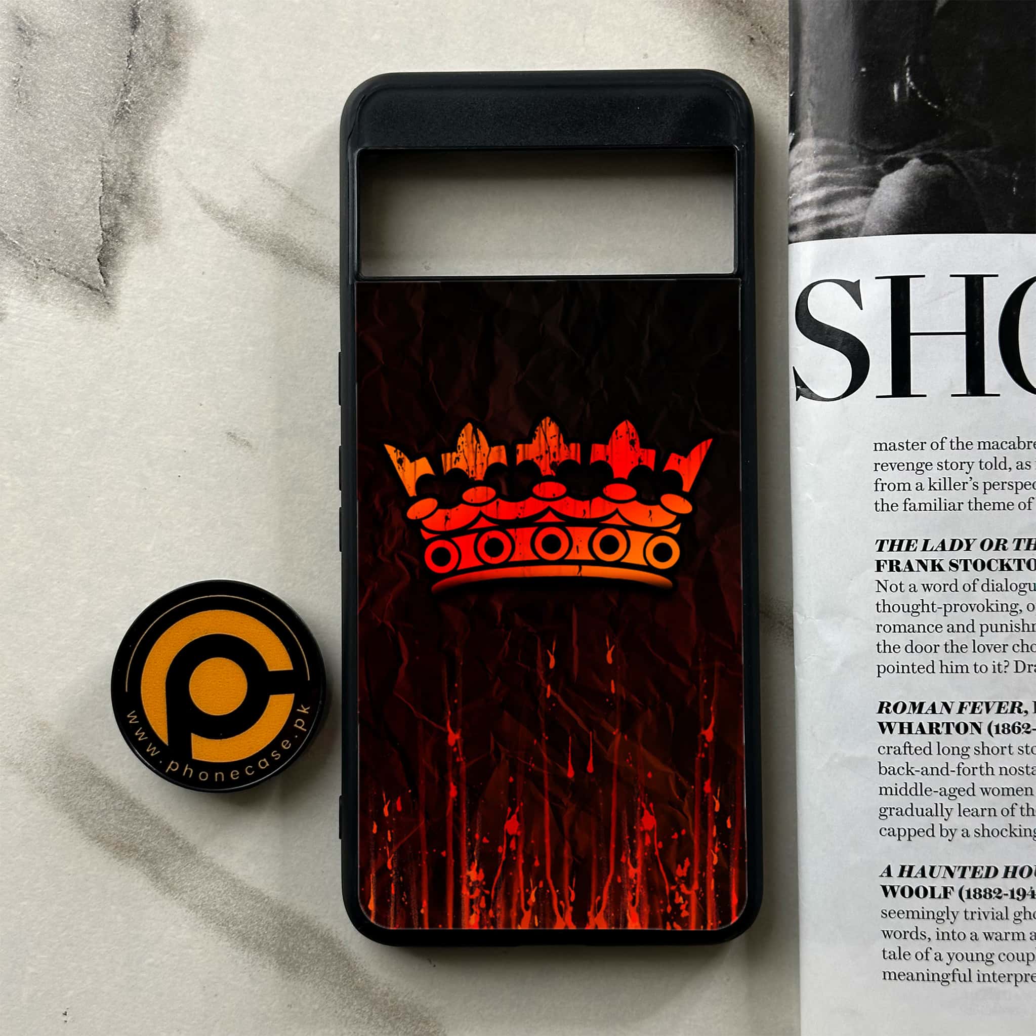 Google Pixel 8a - King Series V 2.0 - Premium Printed soft Bumper Shock Proof Case