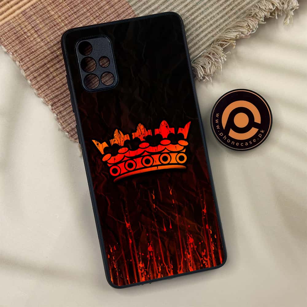 Samsung Galaxy A71 - King Series V 2.0  Series - Premium Metal Printed soft Bumper shock Proof Case