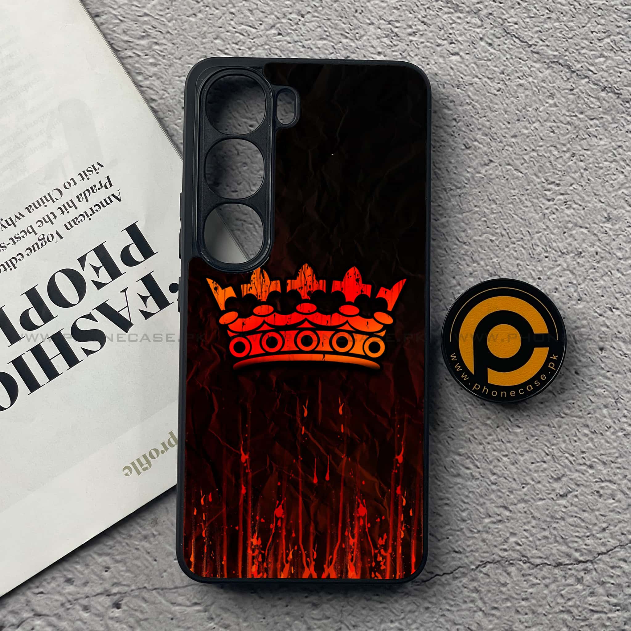 Vivo Y200 4G - King 2.0 Series - Premium Metal Printed soft Bumper Shock Proof Case