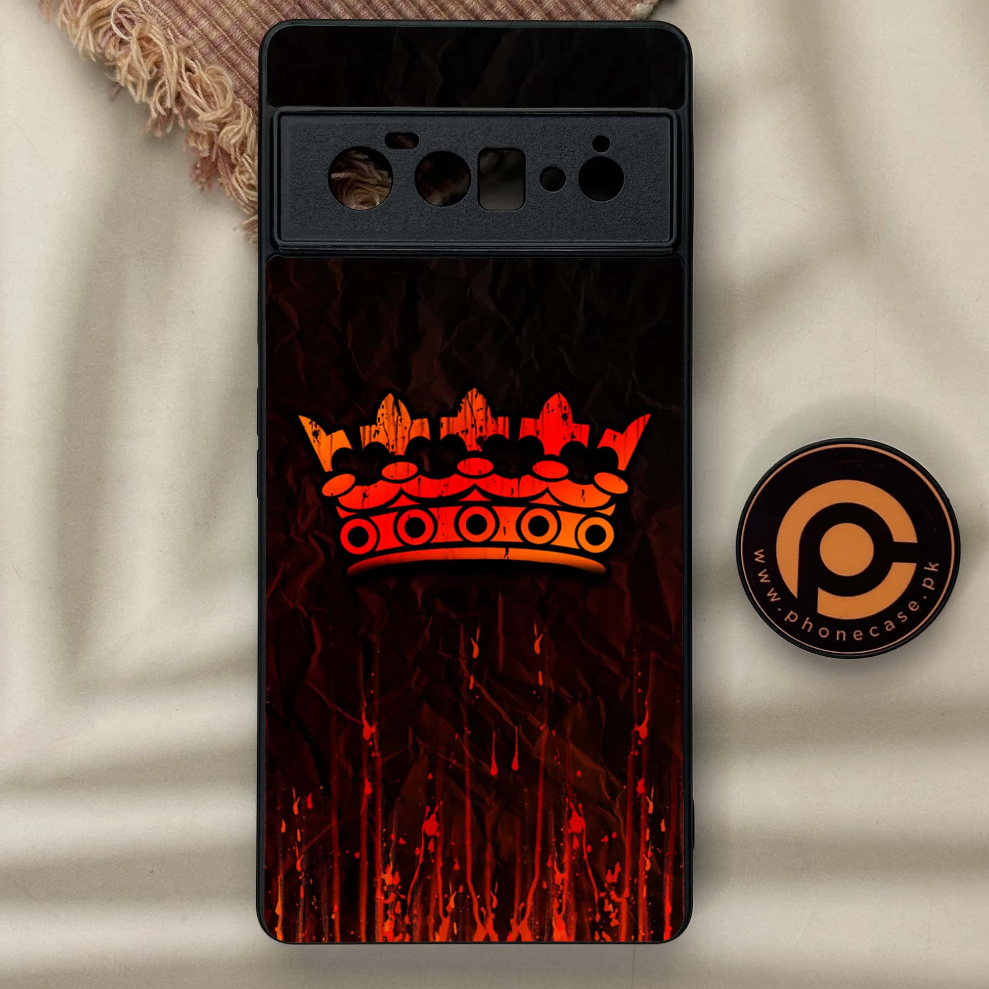 Google Pixel 6 Pro-King Series v2.0 - Premium Metal Printed soft Bumper Shock Proof Case