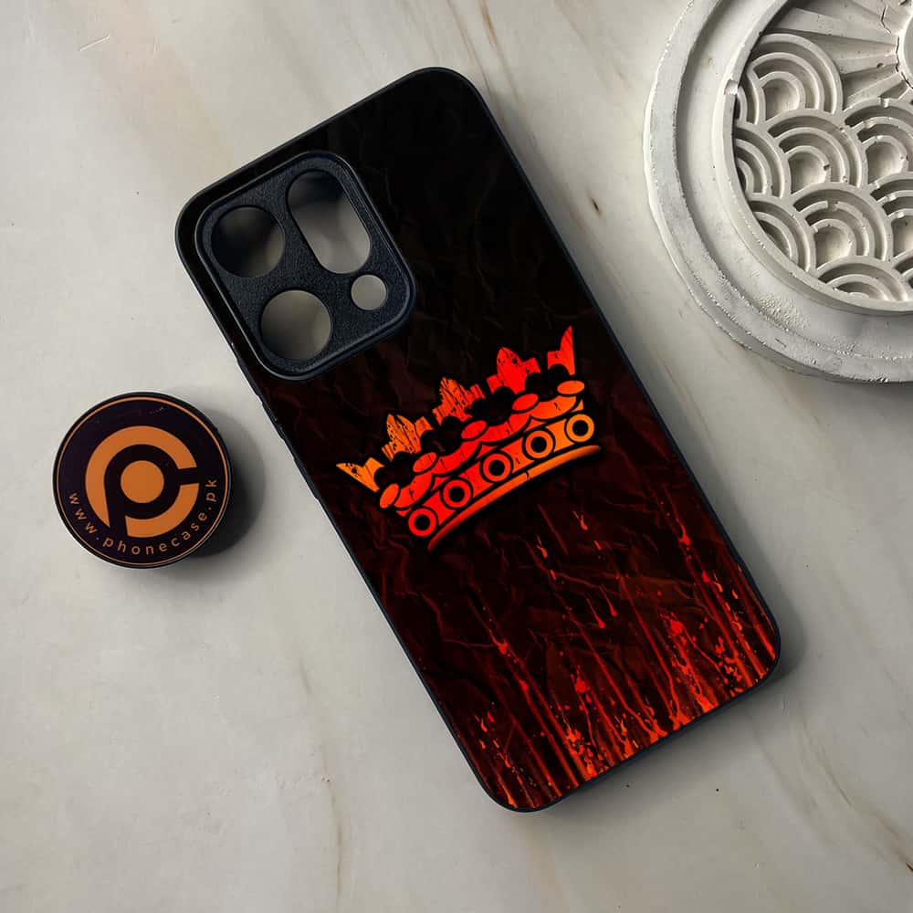 Oppo Reno 14 5G - King 2.0 Series - Premium Metal Printed soft Bumper shock Proof Case