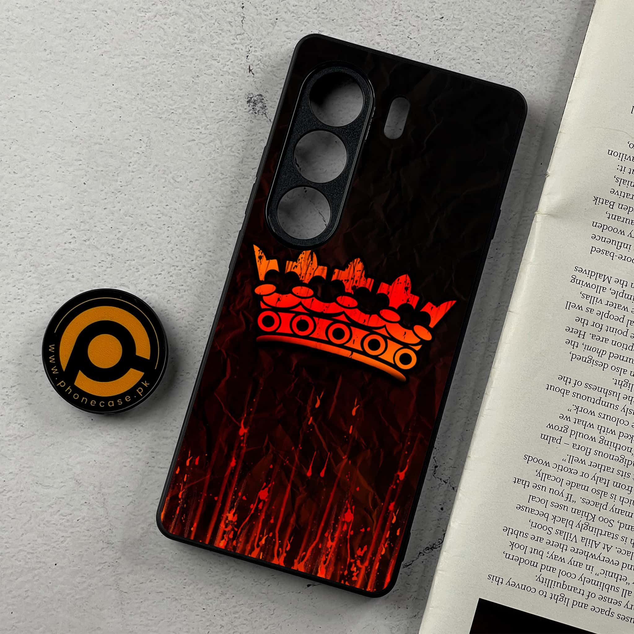 Tecno Camon 40 - King 2.0 Series - Premium Metal Printed Soft Bumper Shockproof Case