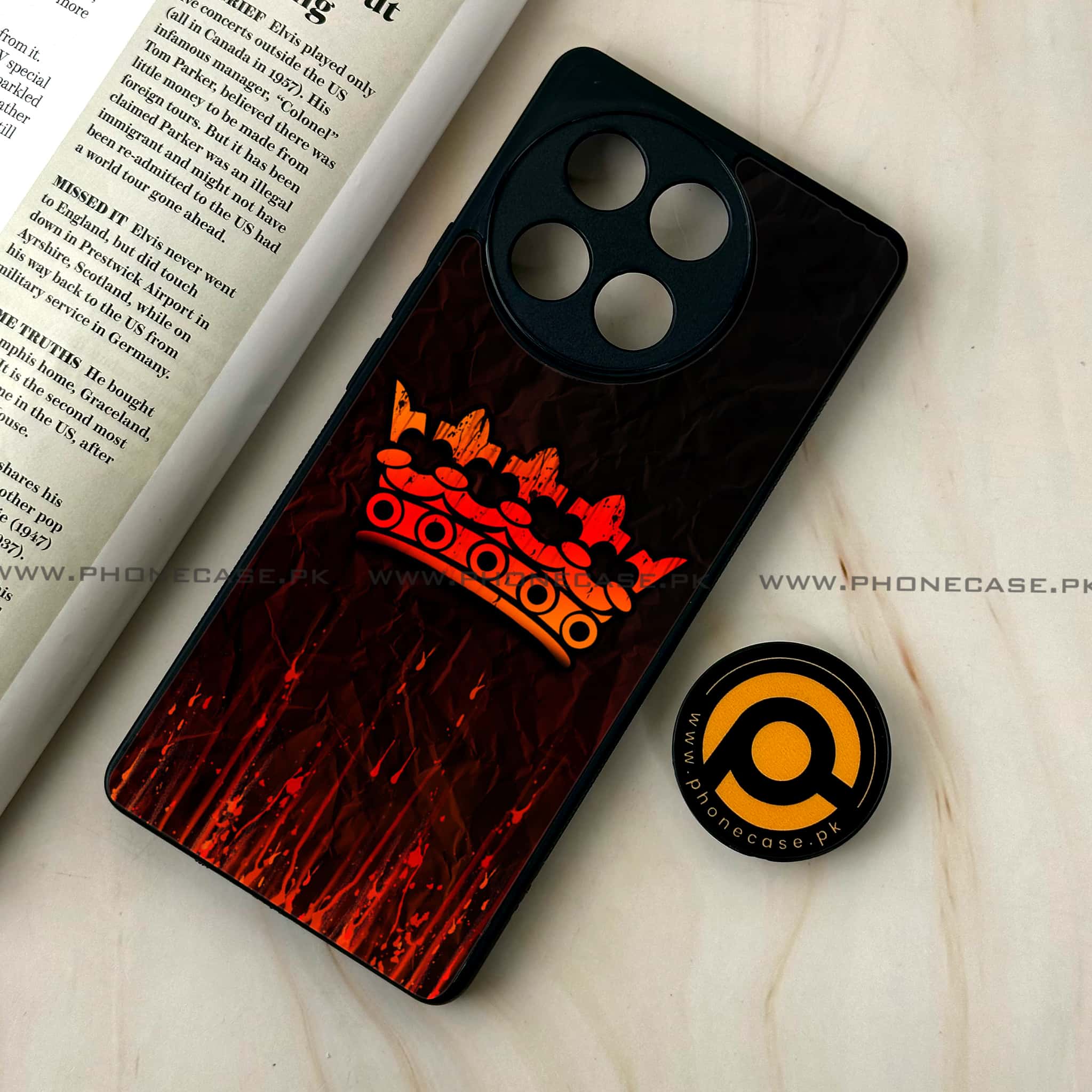 Tecno Camon 30s - King 2.0 Series - Premium Metal Printed soft Bumper shock Proof Case