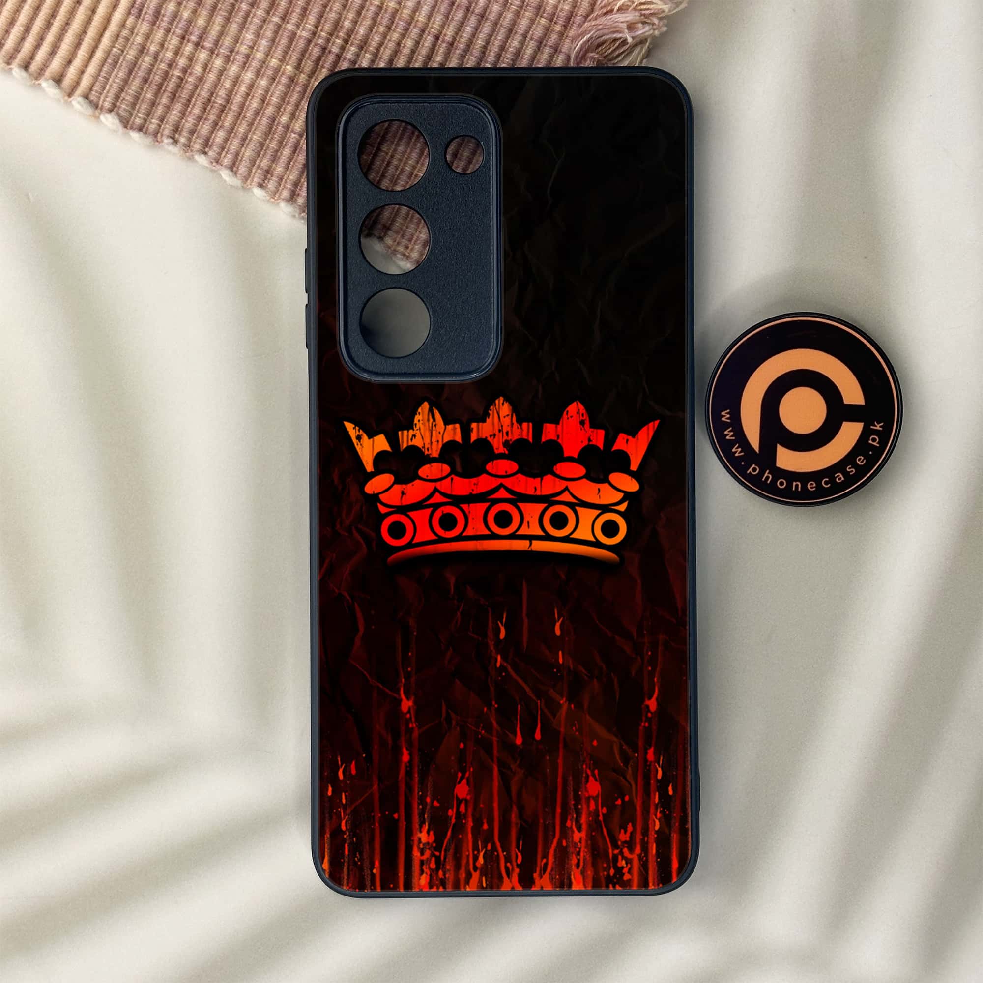 Oppo A5 2025 - King 2.0 Series - Premium Metal Printed soft Bumper shock Proof Case