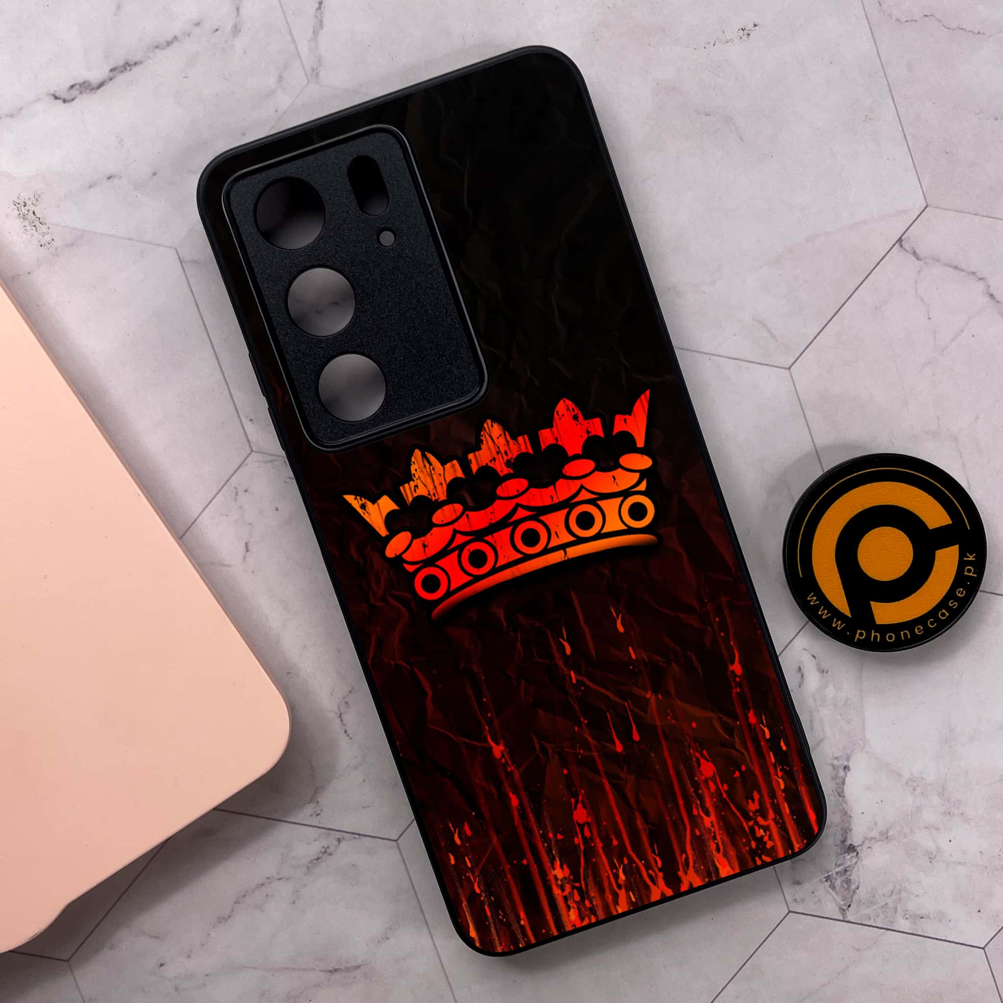 Realme C75x 4G - King 2.0 Series - Premium Metal Printed soft Bumper shock Proof Case