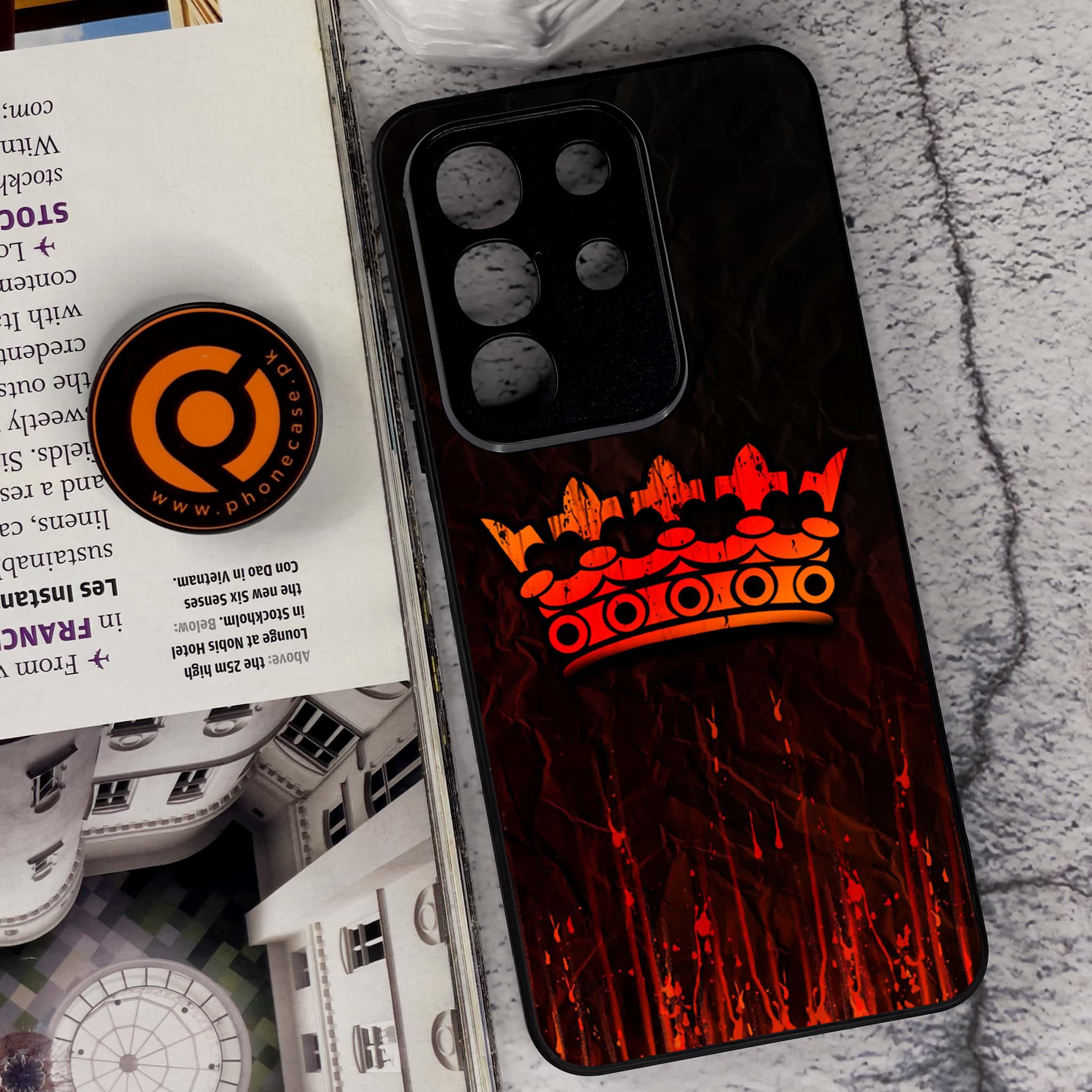 Vivo Y29 4G - King 2.0 Series - Premium Metal Printed soft Bumper Shock Proof Case