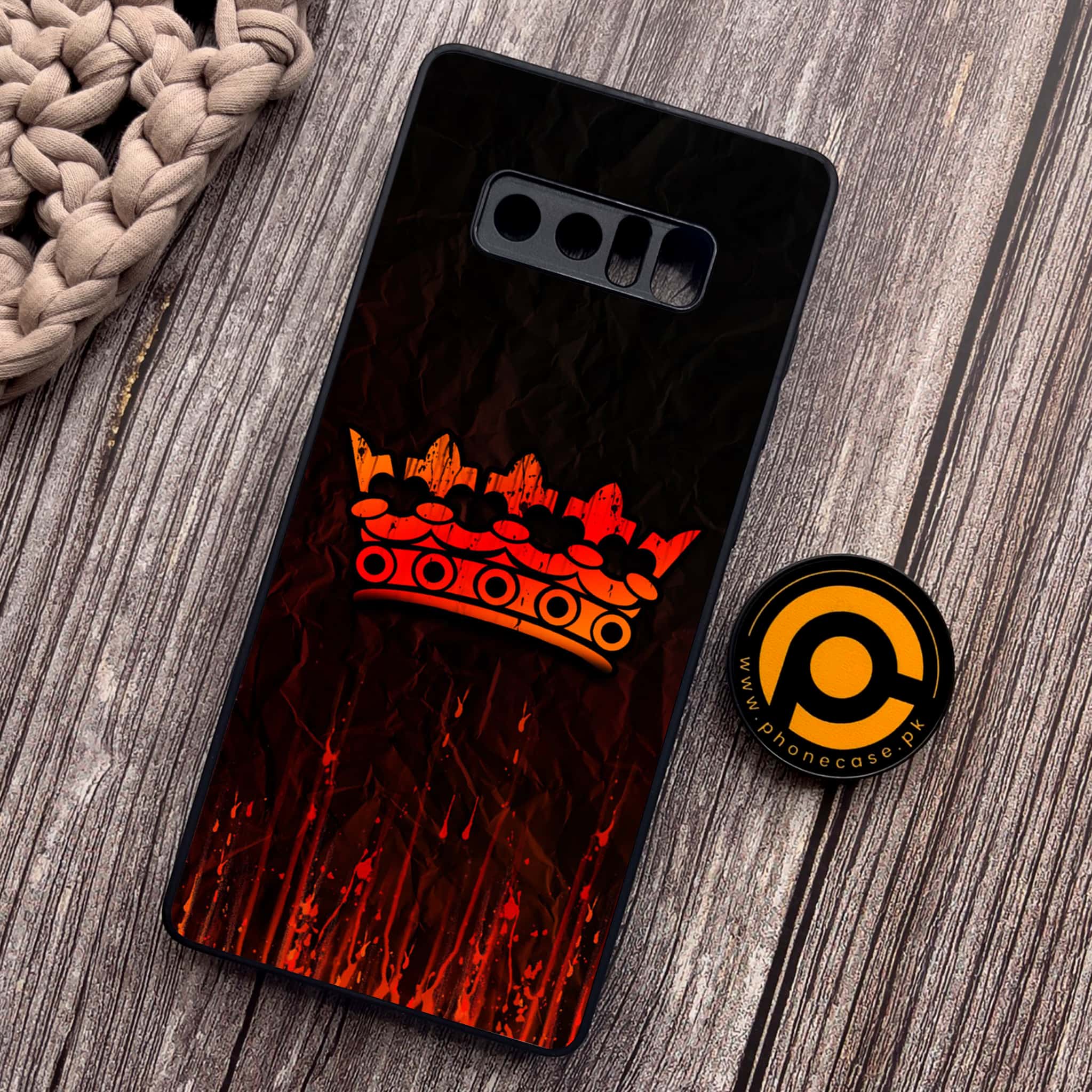 Samsung Galaxy Note 8 - King 2.0 Series - Premium Metal Printed soft Bumper shock Proof Case