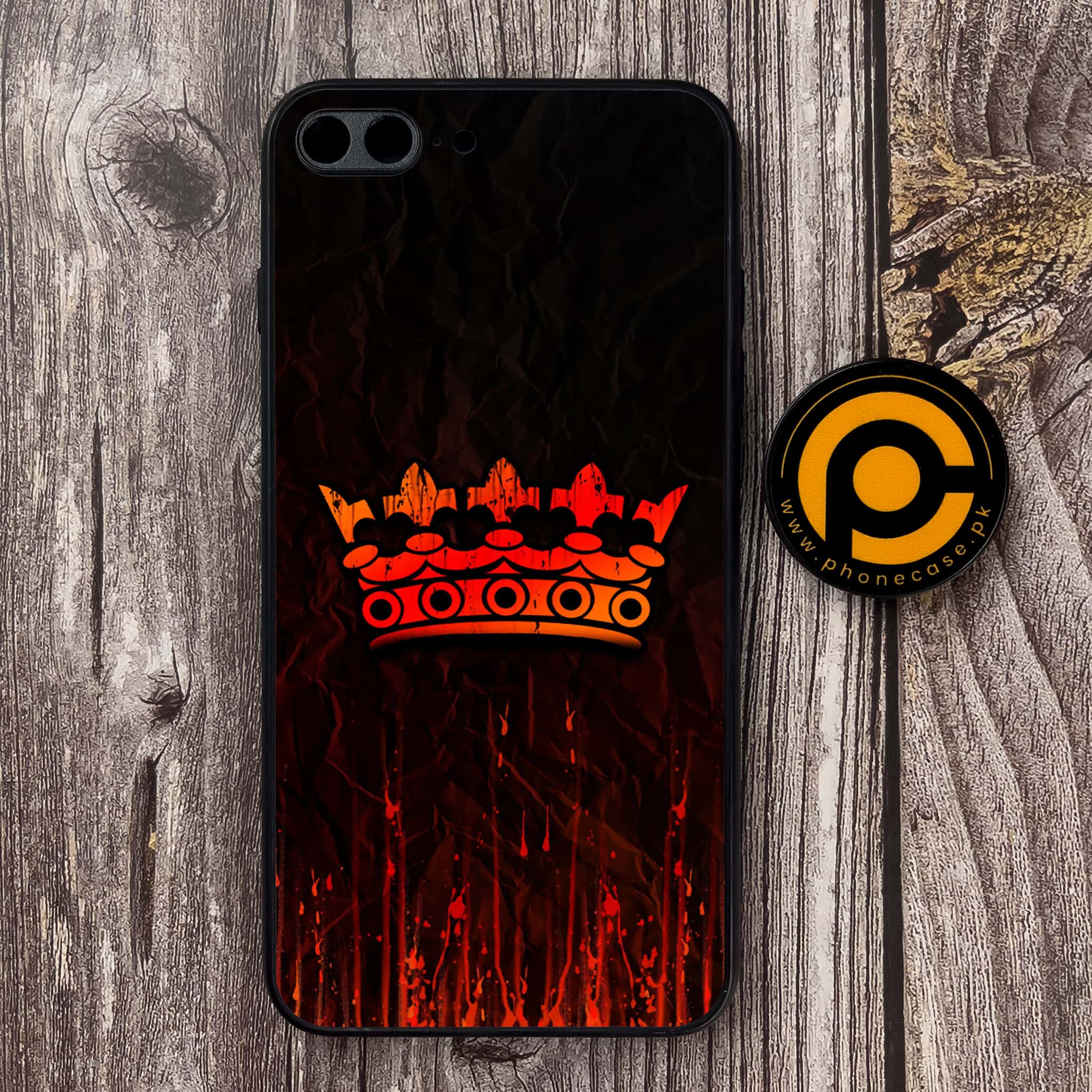 iPhone 7 Plus - King Series V 2.0 Series - Premium Metal Printed soft Bumper shock Proof Case