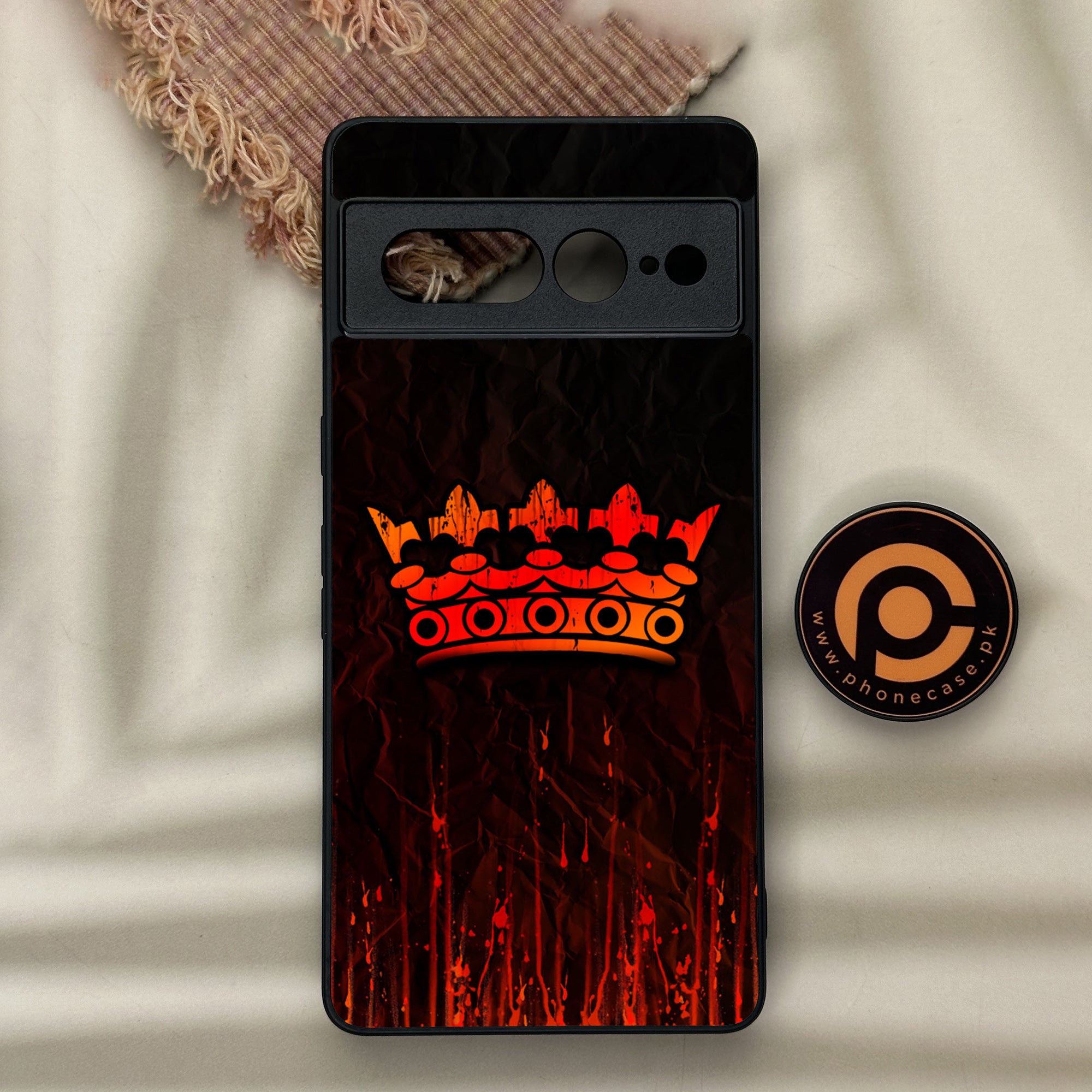 Google Pixel 7 Pro - King Series V 2.0 - Premium Metal Printed soft Bumper Shock Proof Case