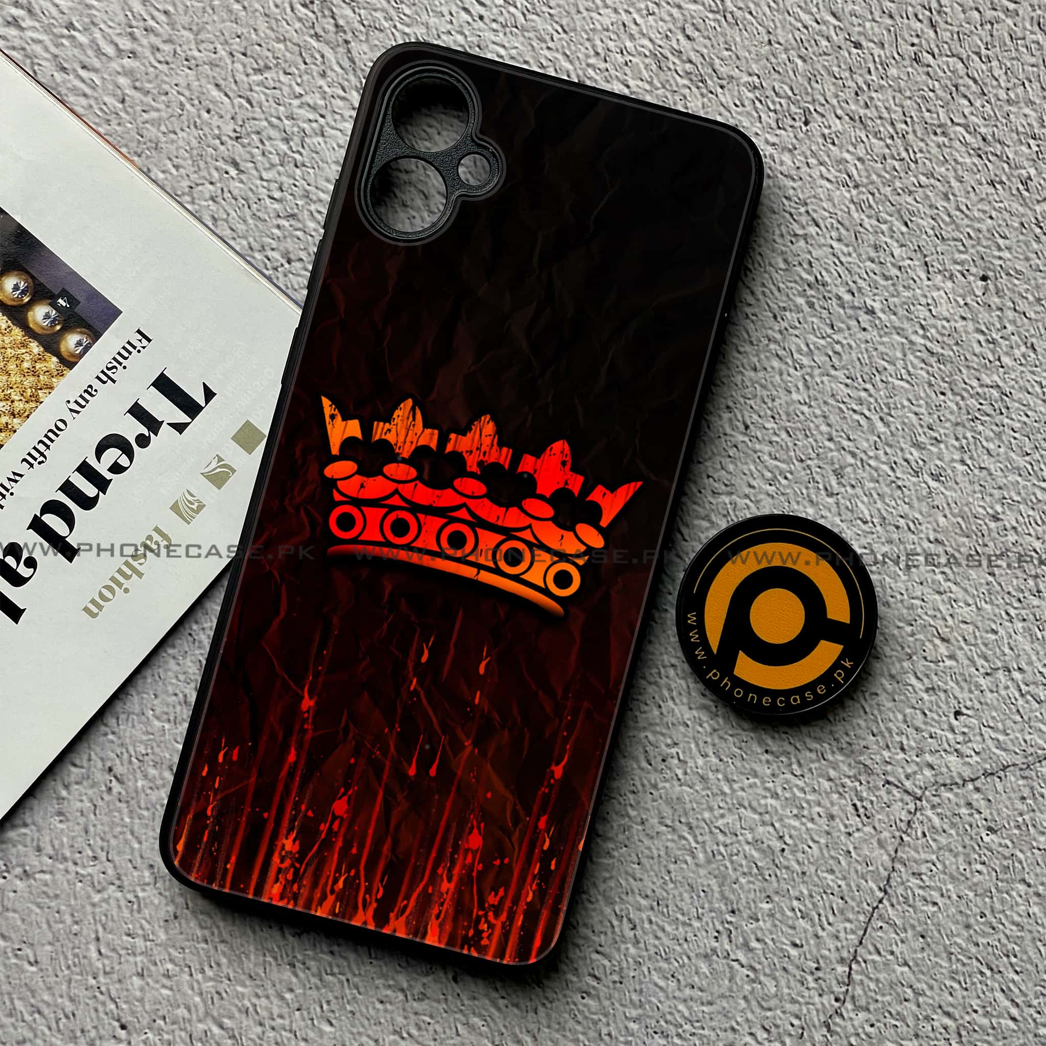 Samsung Galaxy A05 - King 2.0 Series - Premium Metal Printed soft Bumper shock Proof Case