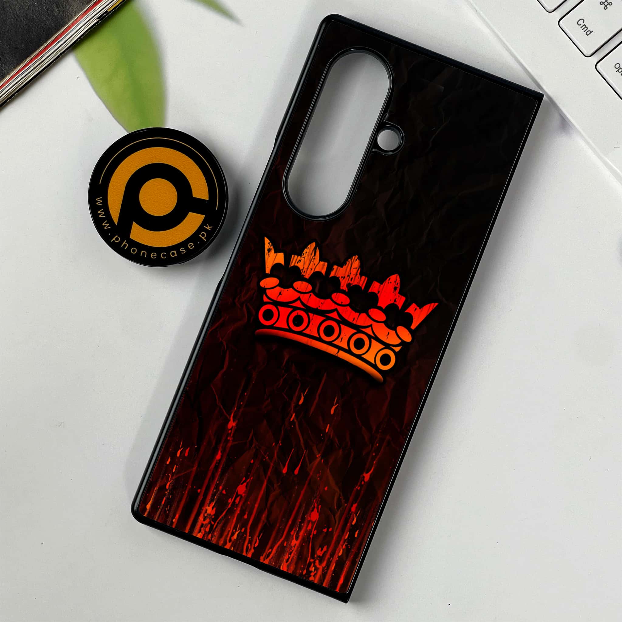 Samsung Galaxy Z Fold 7 - King 2.0 Series - Premium Metal Printed soft Bumper shock Proof Case