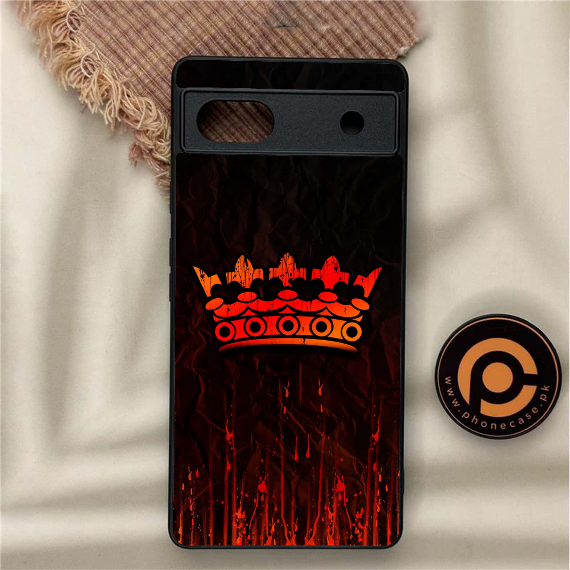 Google Pixel 6A - King Series V 2.0 - Premium Metal Printed soft Bumper Shock Proof Case