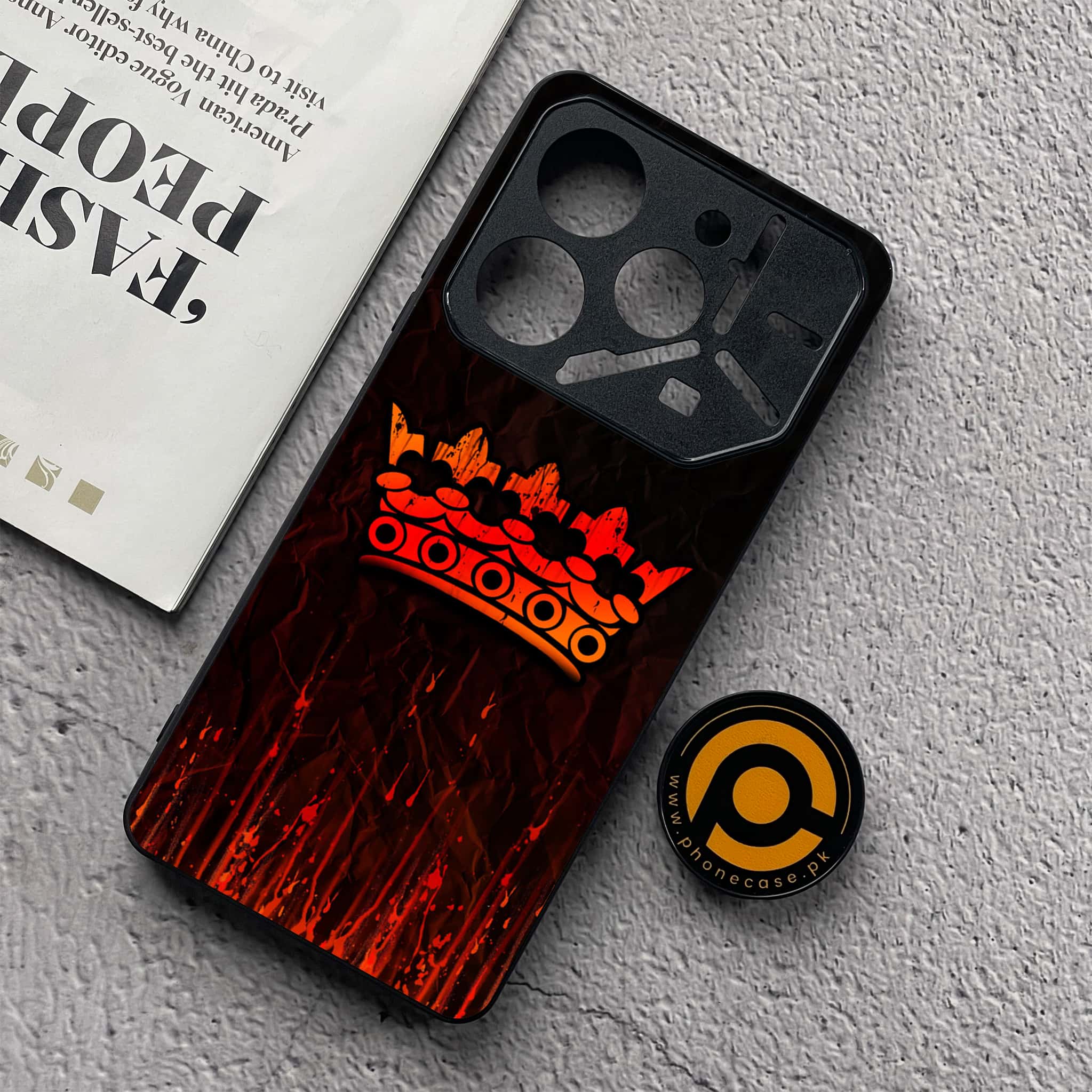 Tecno Pova 6 Neo - King 2.0 Series - Premium Metal  Printed soft Bumper shock Proof Case