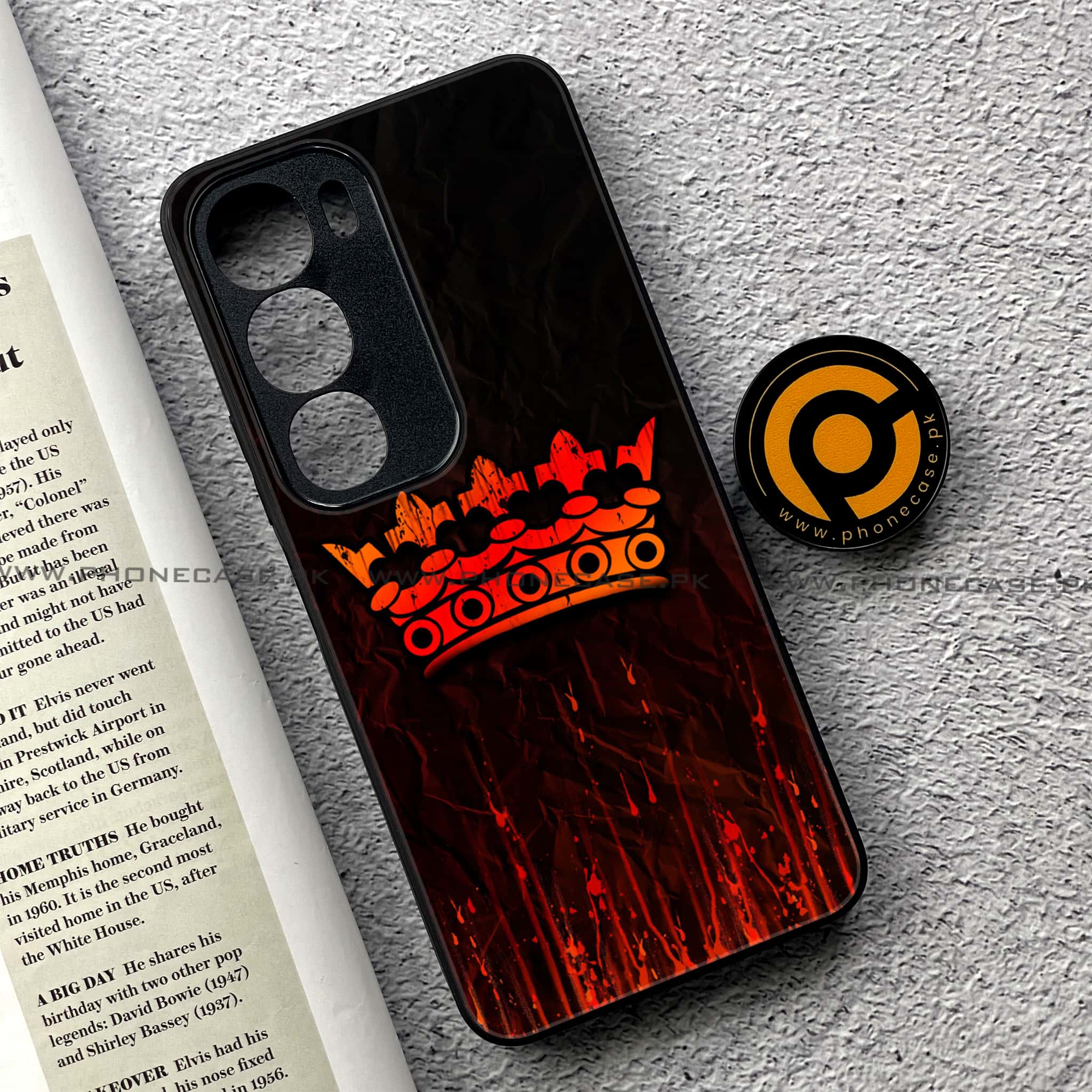 Vivo Y19s Pro - King 2.0 Series - Premium Metal Printed soft Bumper shock Proof Case