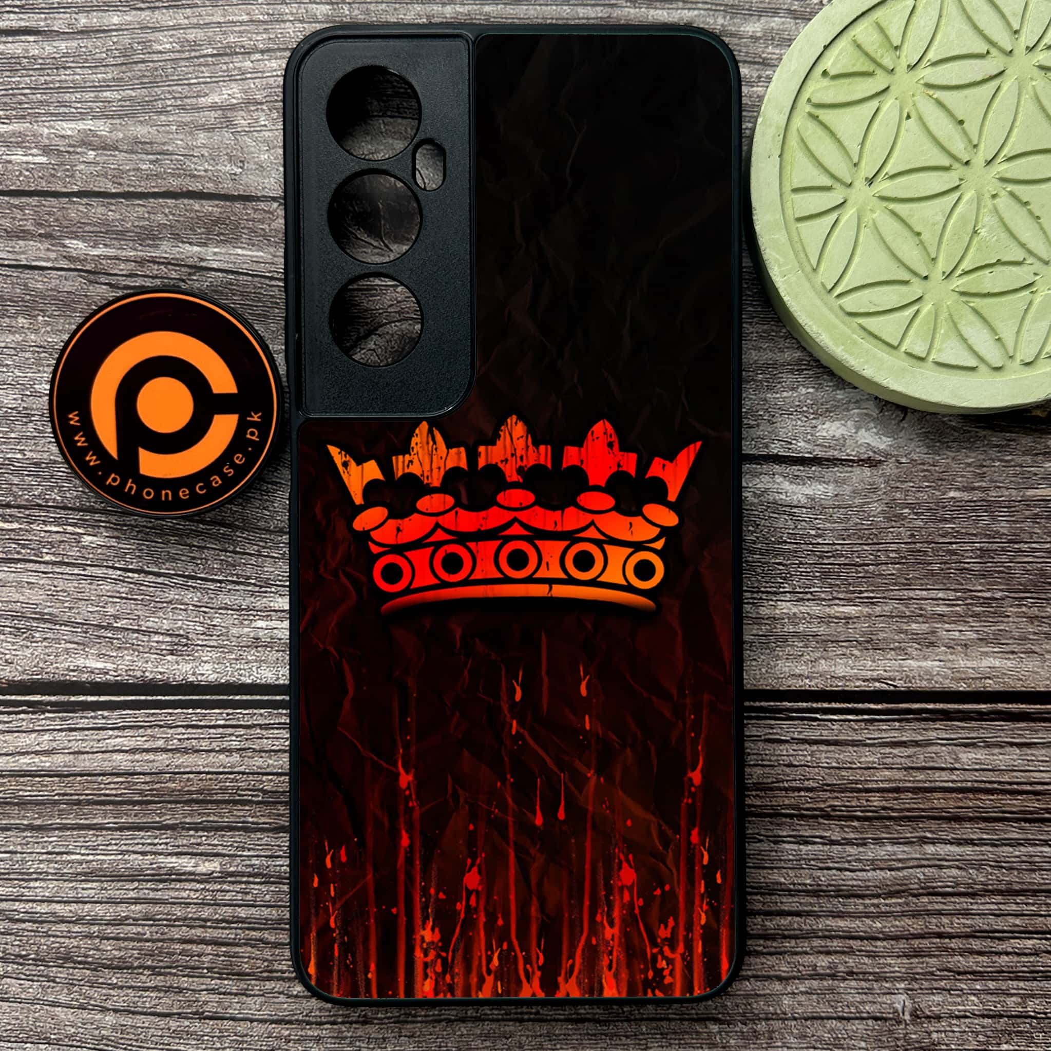 Realme C65  - King 2.0 Series - Premium Metal Printed soft Bumper shock Proof Case
