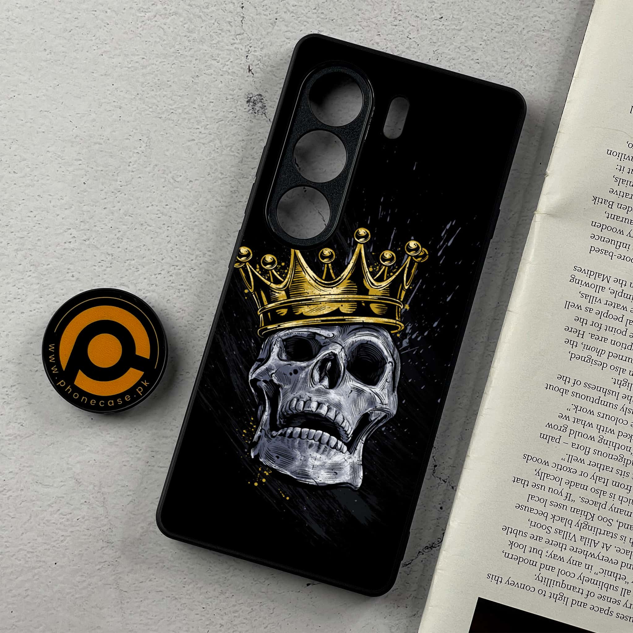 Tecno Camon 40 Pro - King 2.0 Series - Premium Metal Printed Soft Bumper Shockproof Case