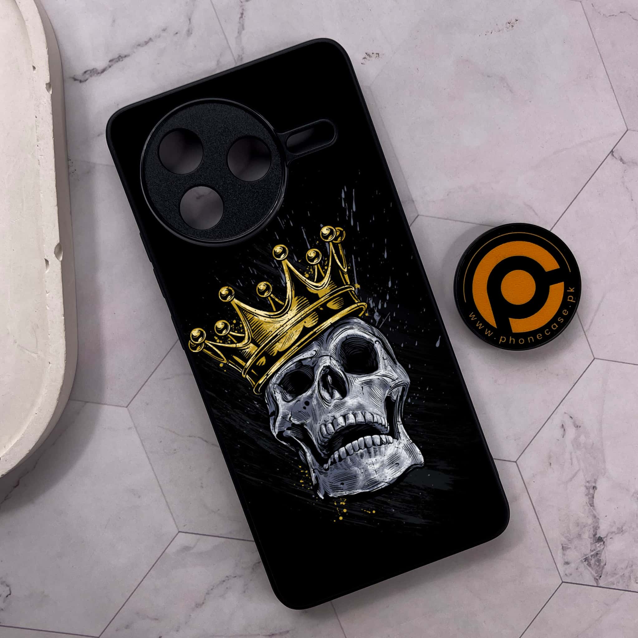 Xiaomi Poco F7 Pro 5G - King 2.0 Series - Premium Metal Printed soft Bumper shock Proof Case