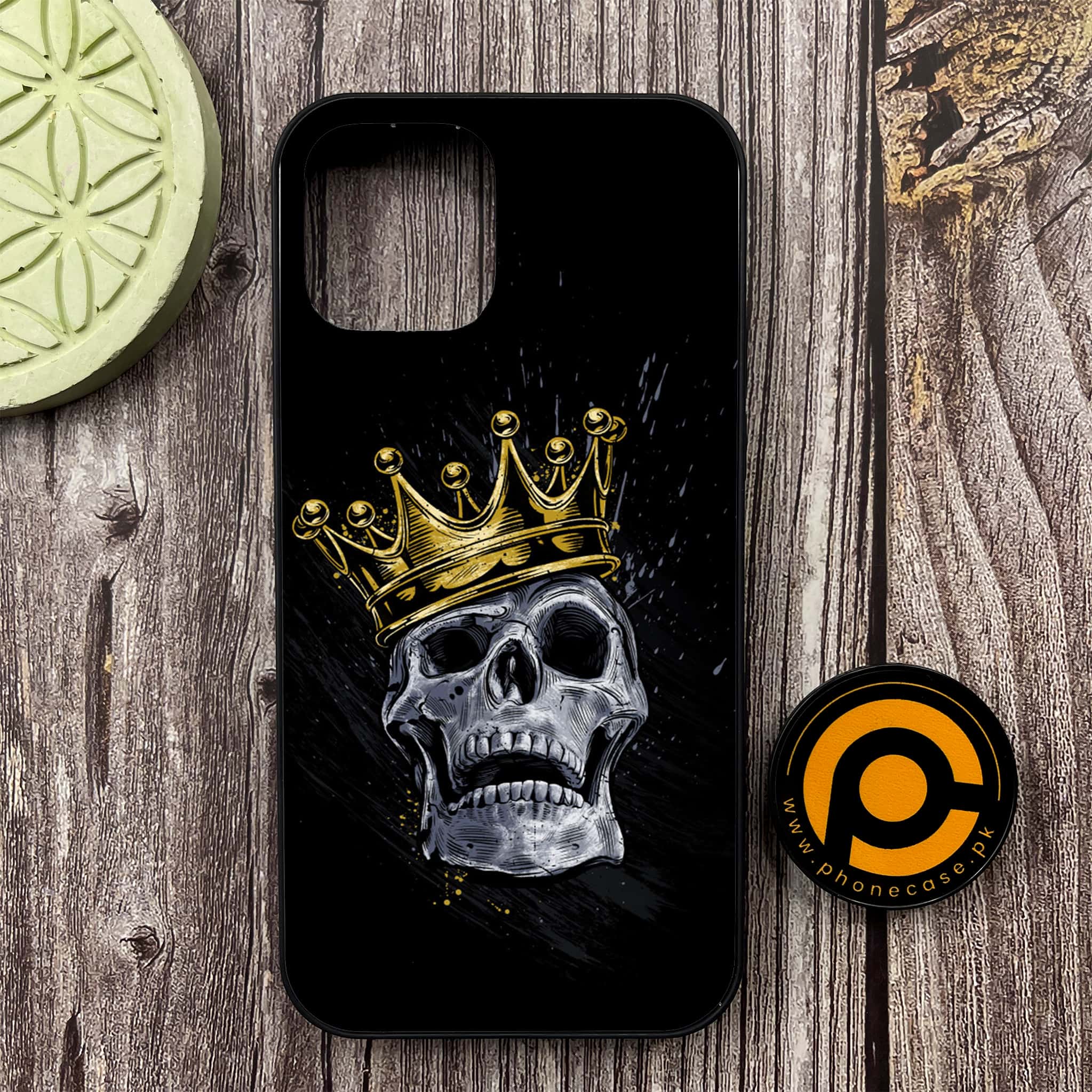 iPhone 12 - King Series - Premium Metal Printed soft Bumper shock Proof Case