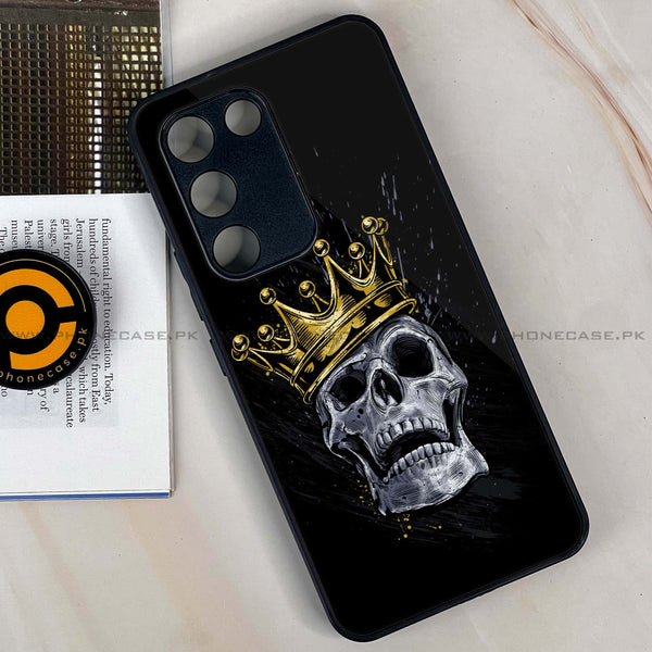 Vivo Y100 - King 2.0 Design 5 - Premium Printed Glass soft Bumper shock Proof Case CS-16027