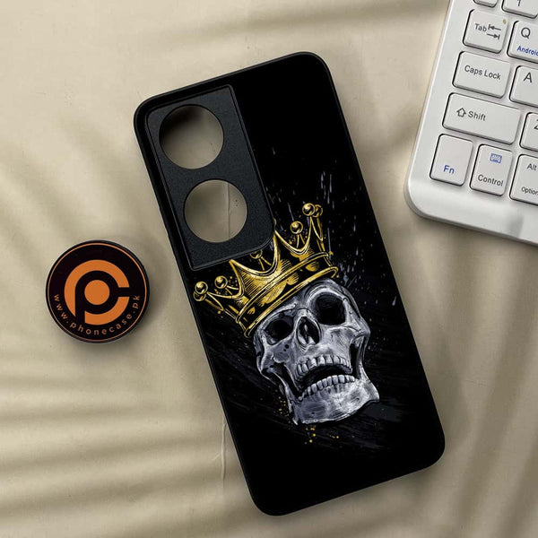 Honor X7b - King 2.0 Design 5 - Premium Metal  Printed soft Bumper shock Proof Case CS-37211