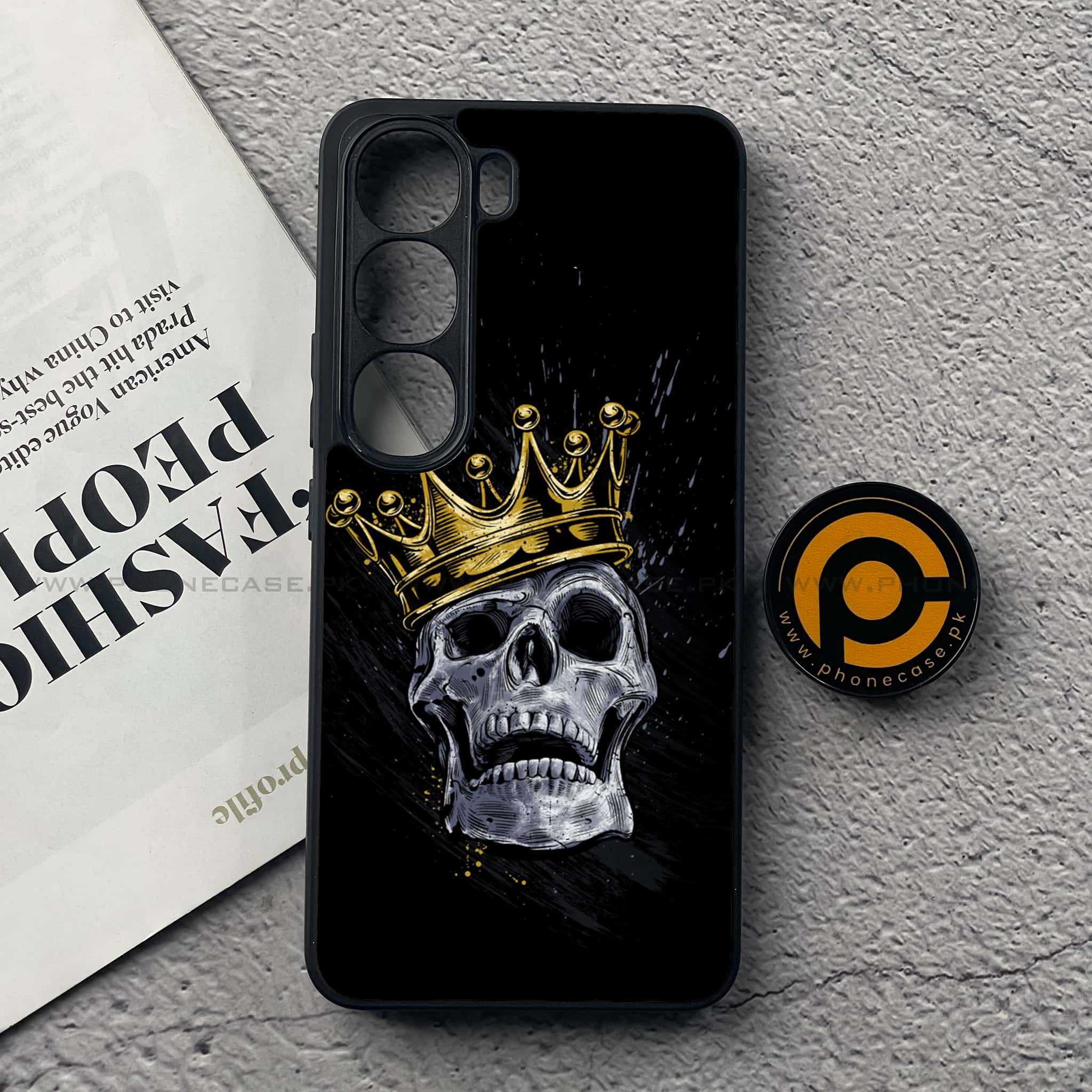 Vivo Y200 4G - King 2.0 Series - Premium Metal Printed soft Bumper Shock Proof Case