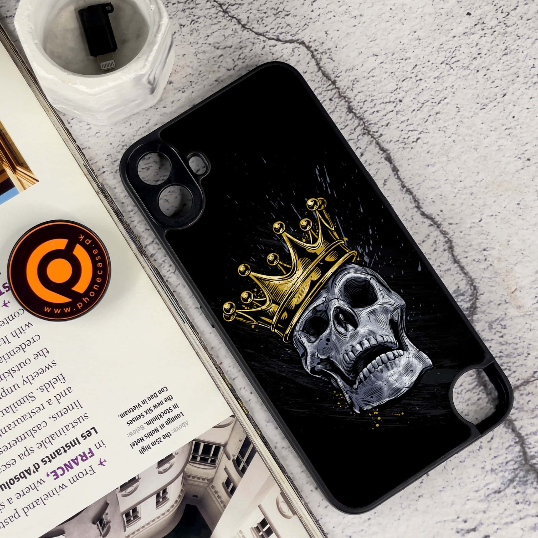 Nothing CMF Phone 1 - King 2.0 Series - Premium Metal Printed soft Bumper Shock Proof Case
