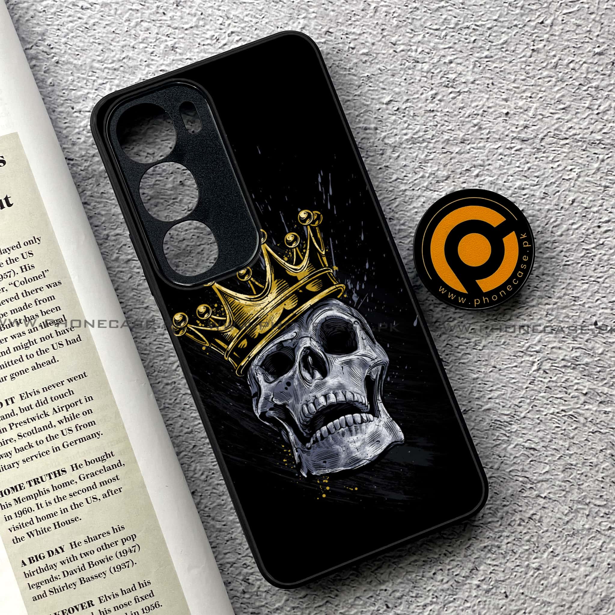 Vivo Y19s Pro - King 2.0 Series - Premium Metal Printed soft Bumper shock Proof Case