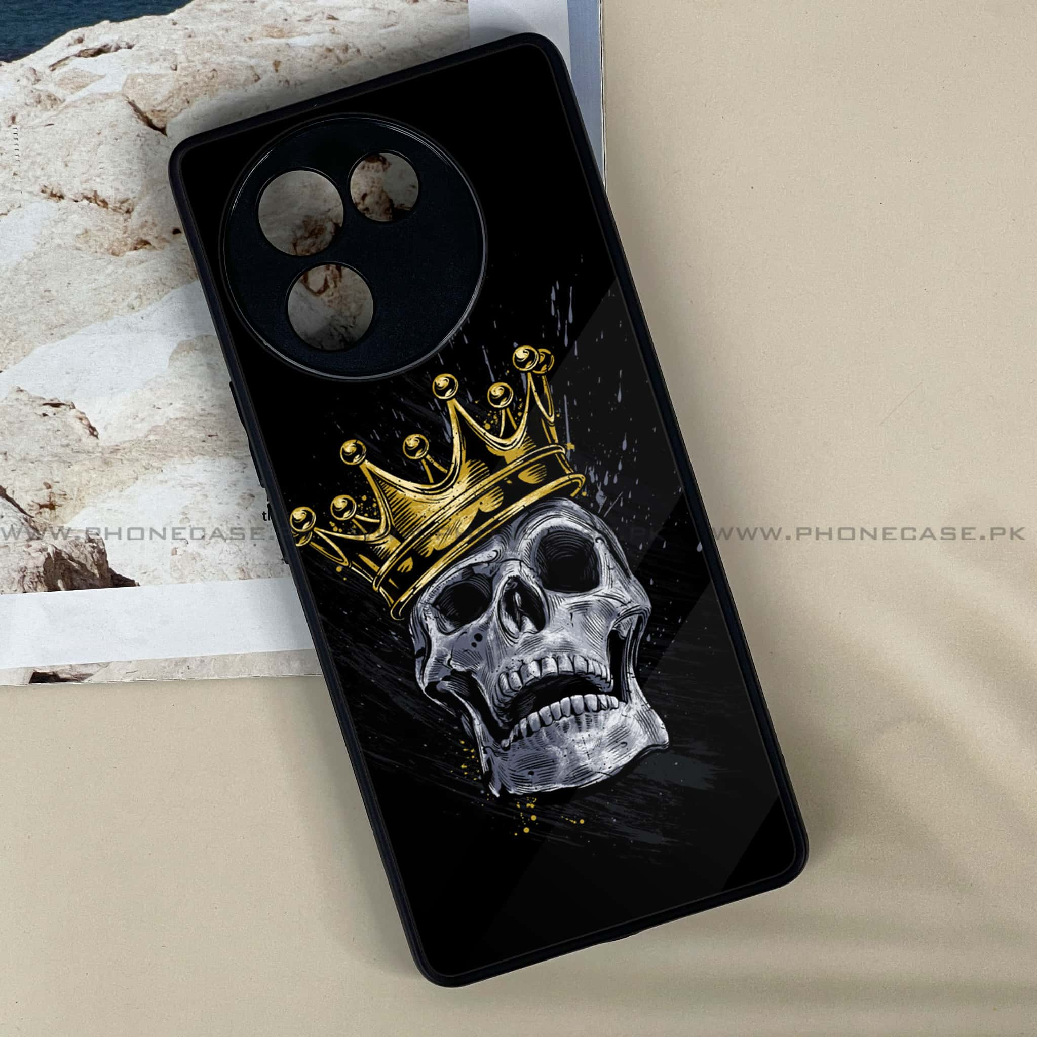 Vivo V30E - King 2.0 Series - Premium Printed Metal soft Bumper shock Proof Case