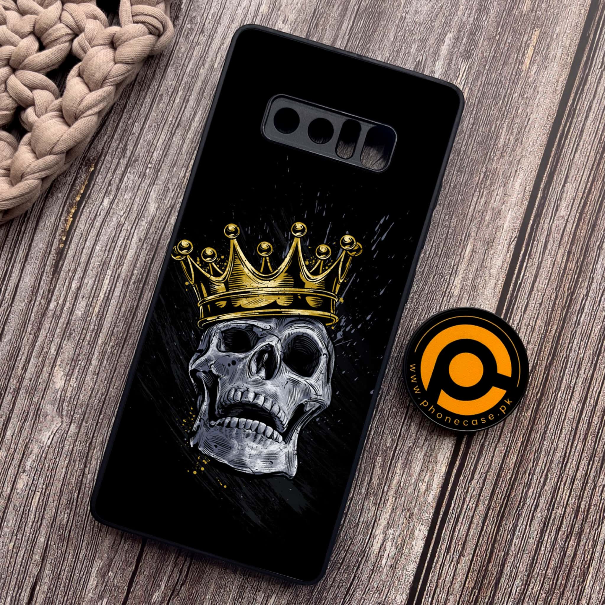 Samsung Galaxy Note 8 - King 2.0 Series - Premium Metal Printed soft Bumper shock Proof Case