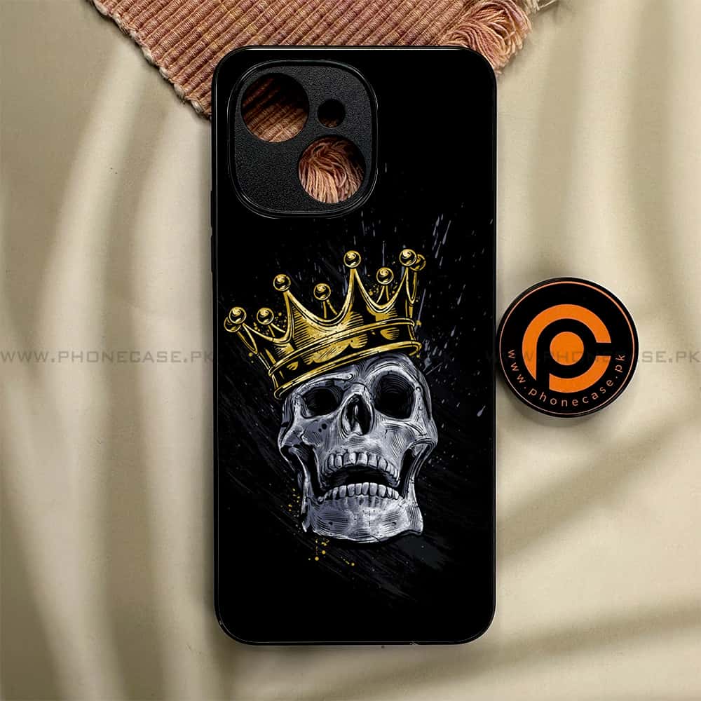 Tecno Spark 40C - King 2.0 Series - Premium Metal Printed soft Bumper shock Proof Case