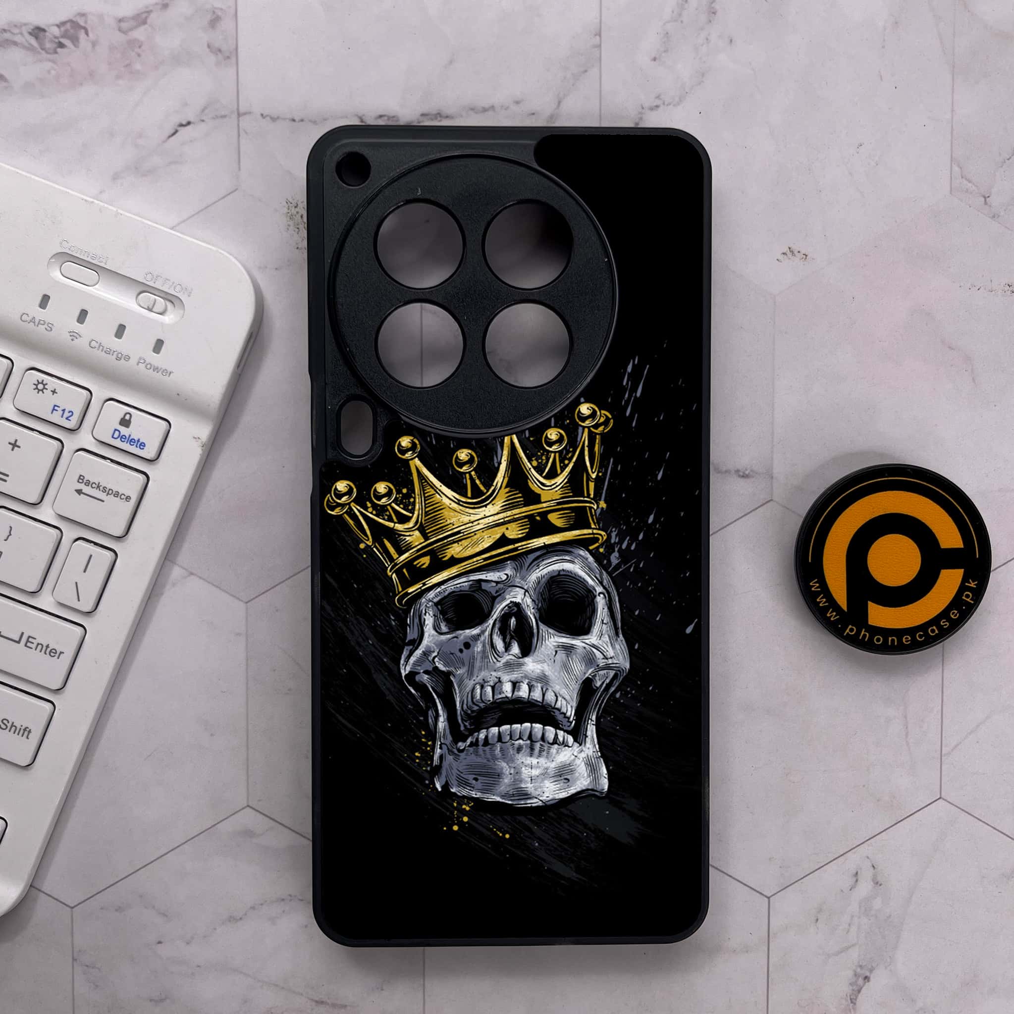 Tecno Camon 30 Premier - King 2.0 Series - Premium Metal Printed soft Bumper shock Proof Case
