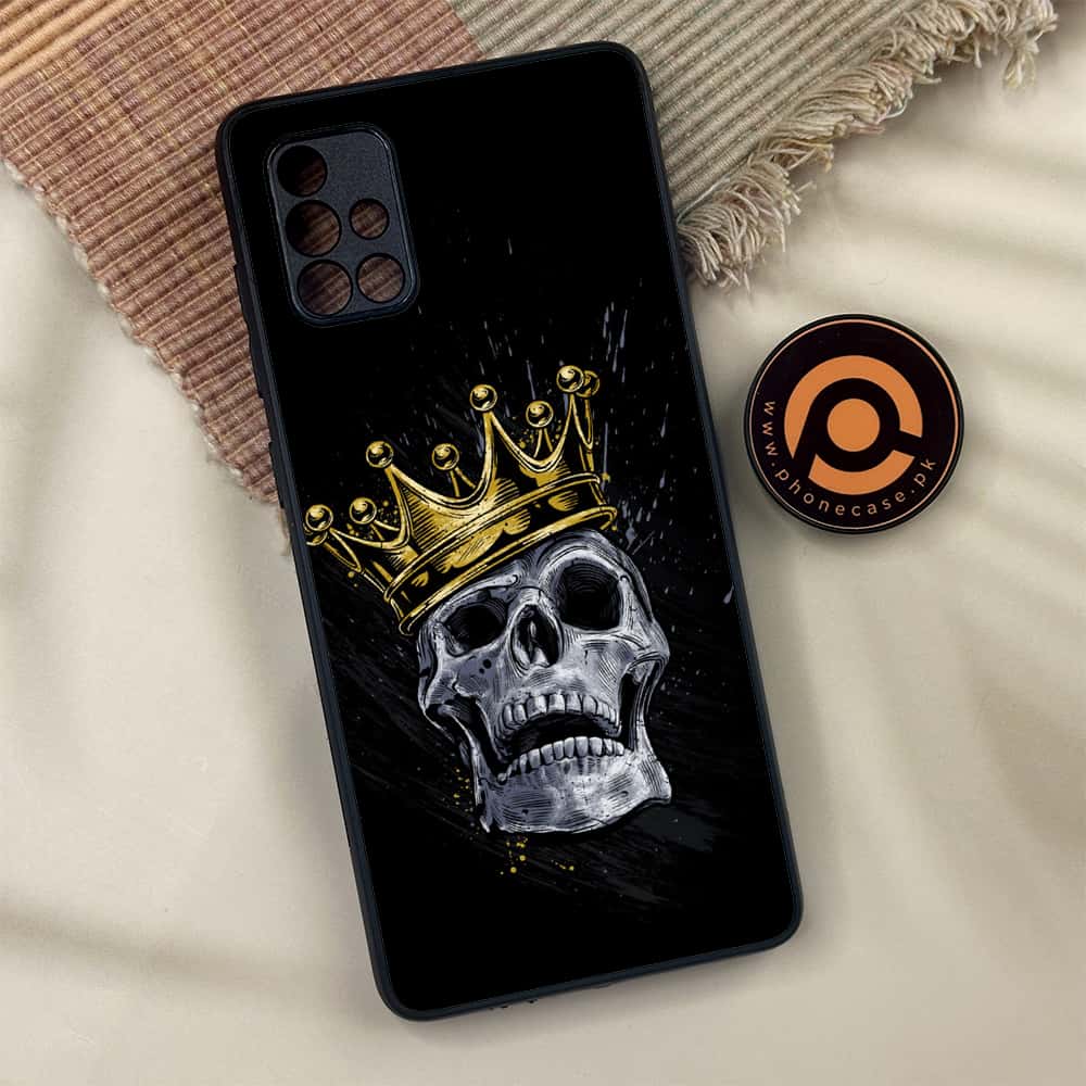 Samsung Galaxy A71 - King Series V 2.0  Series - Premium Metal Printed soft Bumper shock Proof Case