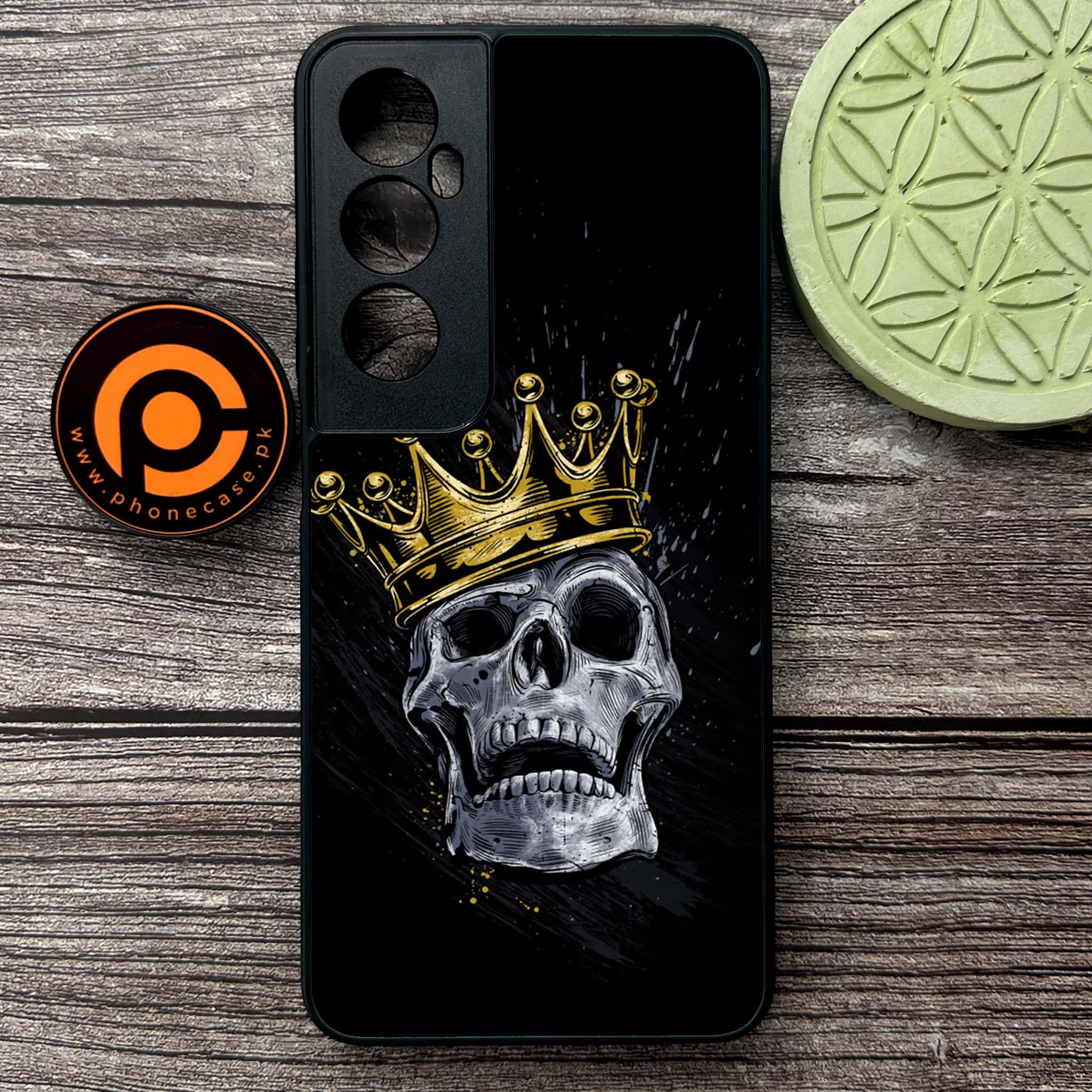 Realme C65  - King 2.0 Series - Premium Metal Printed soft Bumper shock Proof Case