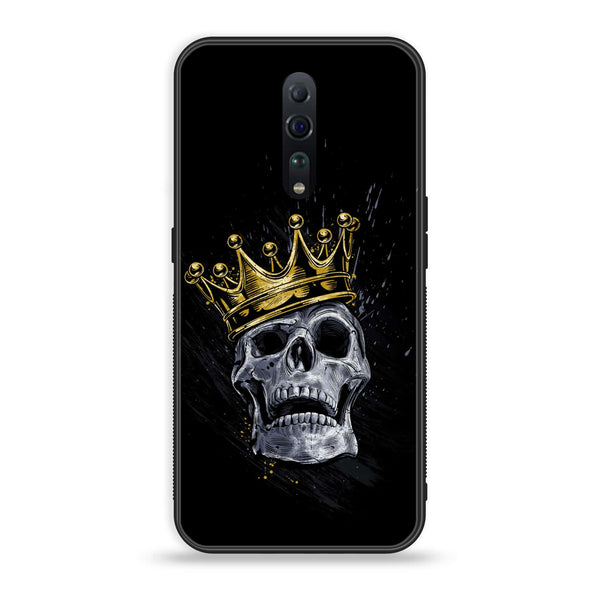 Oppo Reno Z - King Design 5 V 2.0 - Premium Printed Glass soft Bumper shock Proof Case CS-37214