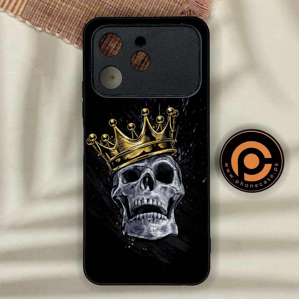 Tecno Spark 40 - King 2.0 Series - Premium Metal Printed soft Bumper shock Proof Case