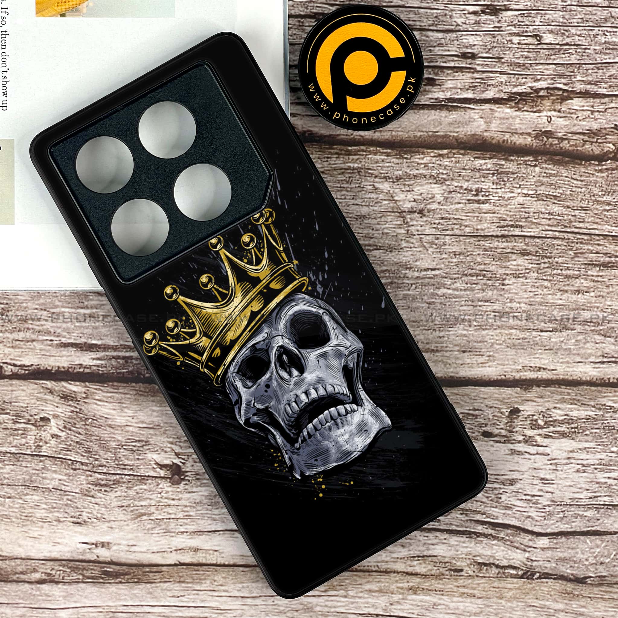 Infinix GT 20 Pro - King 2.0 Series - Premium Printed Glass soft Bumper shock Proof Case