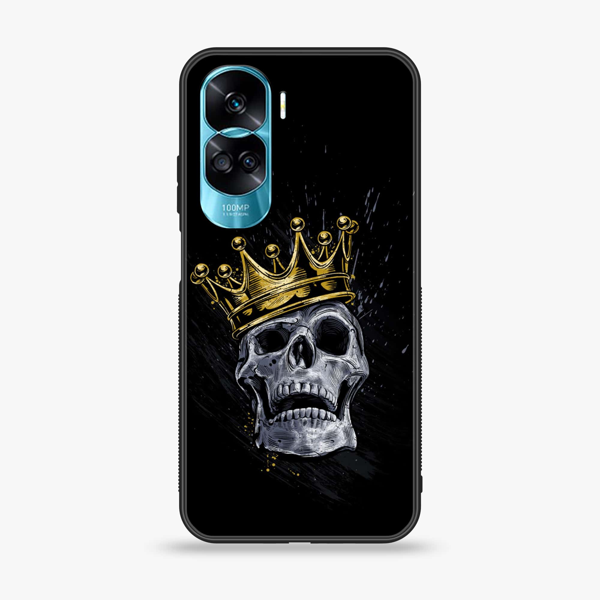 Honor 90 Lite - King 2.0 Series - Premium Printed Glass soft Bumper shock Proof Case