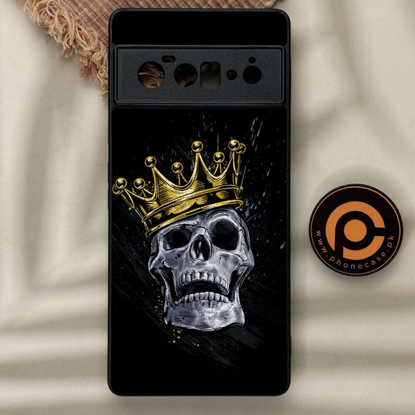 Google Pixel 6 Pro-King Design 5 v2.0 - Premium Metal Printed soft Bumper Shock Proof Case CS-36953