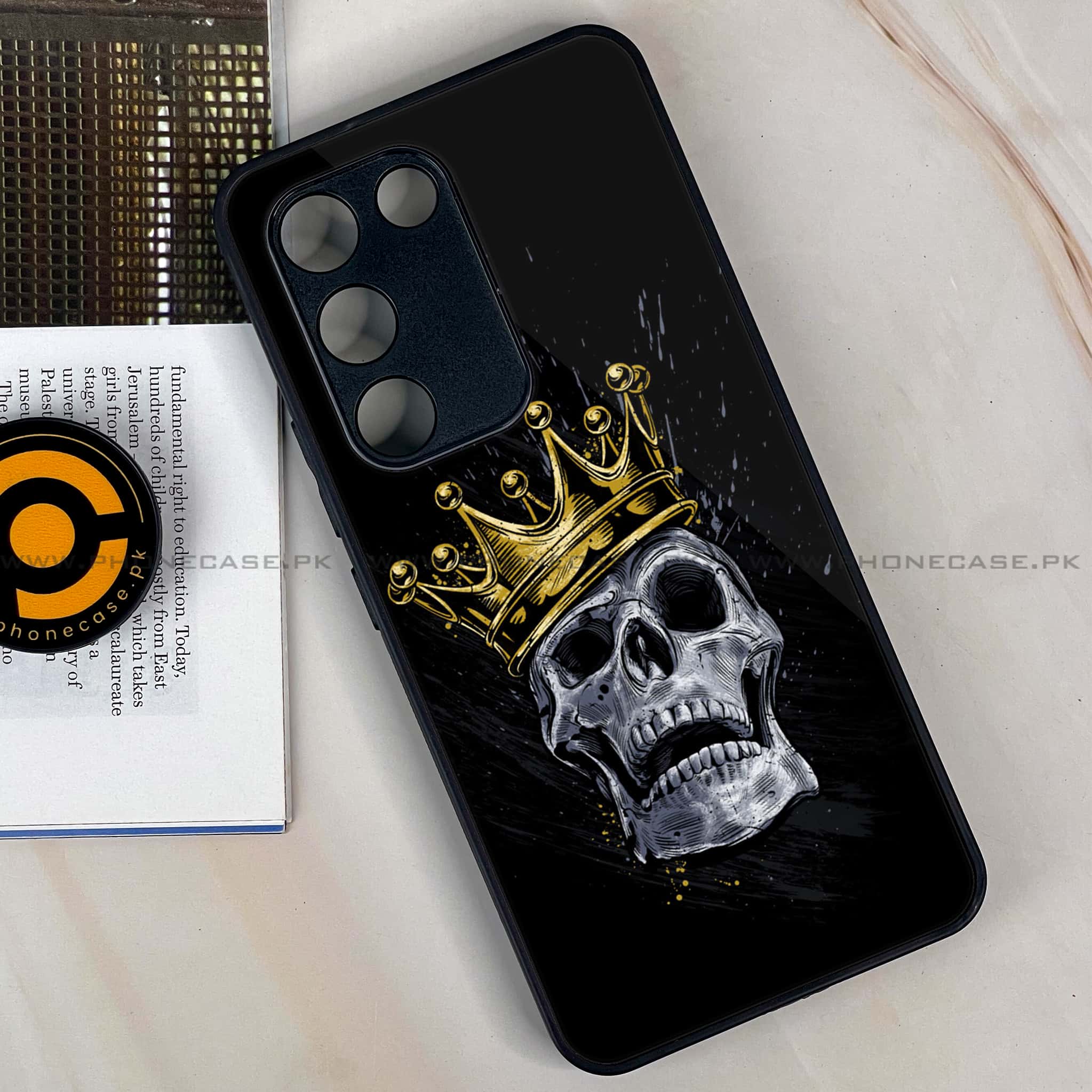 Vivo V30 Lite 4G - King 2.0 Series - Premium Metal Printed soft Bumper shock Proof Case