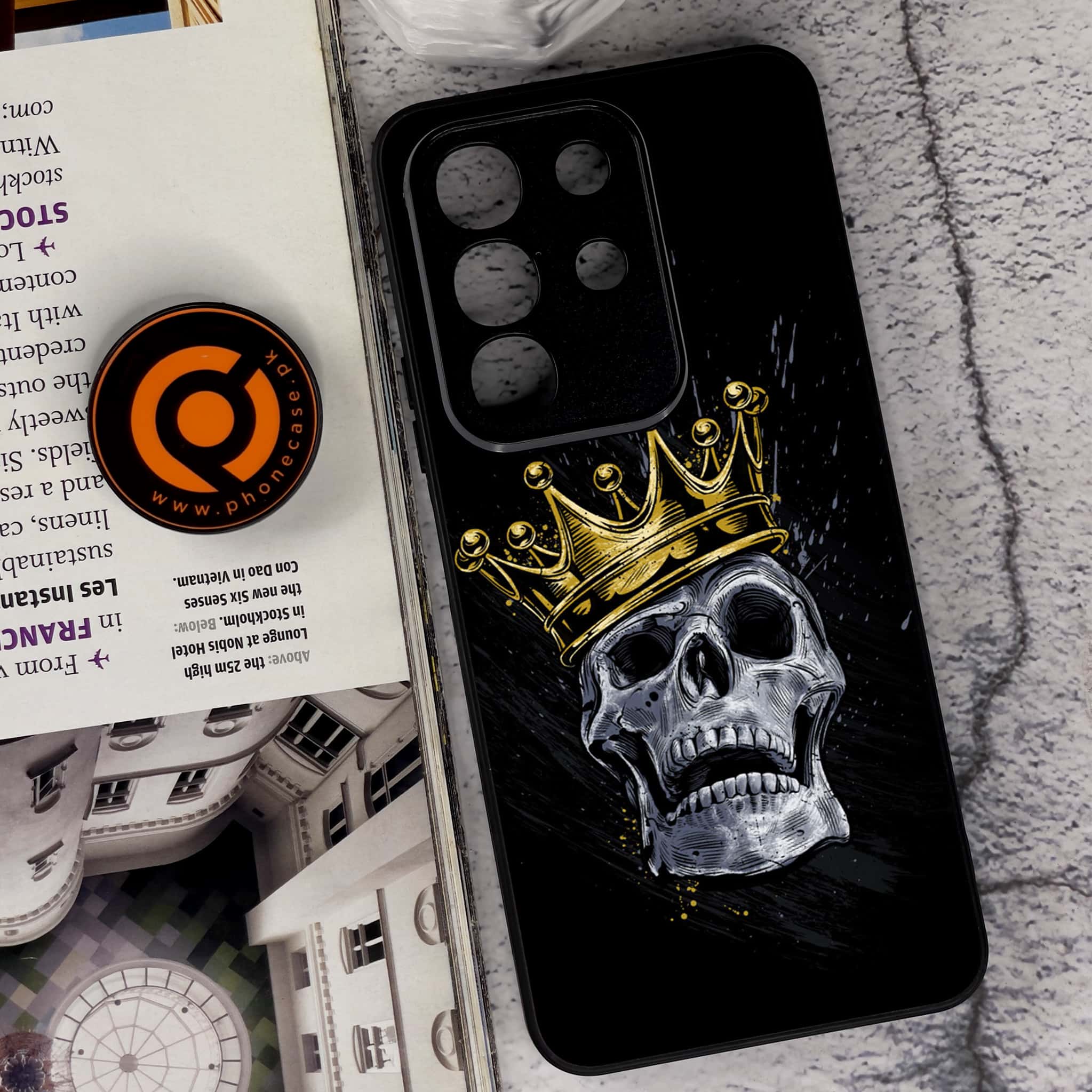 Vivo Y29 4G - King 2.0 Series - Premium Metal Printed soft Bumper Shock Proof Case