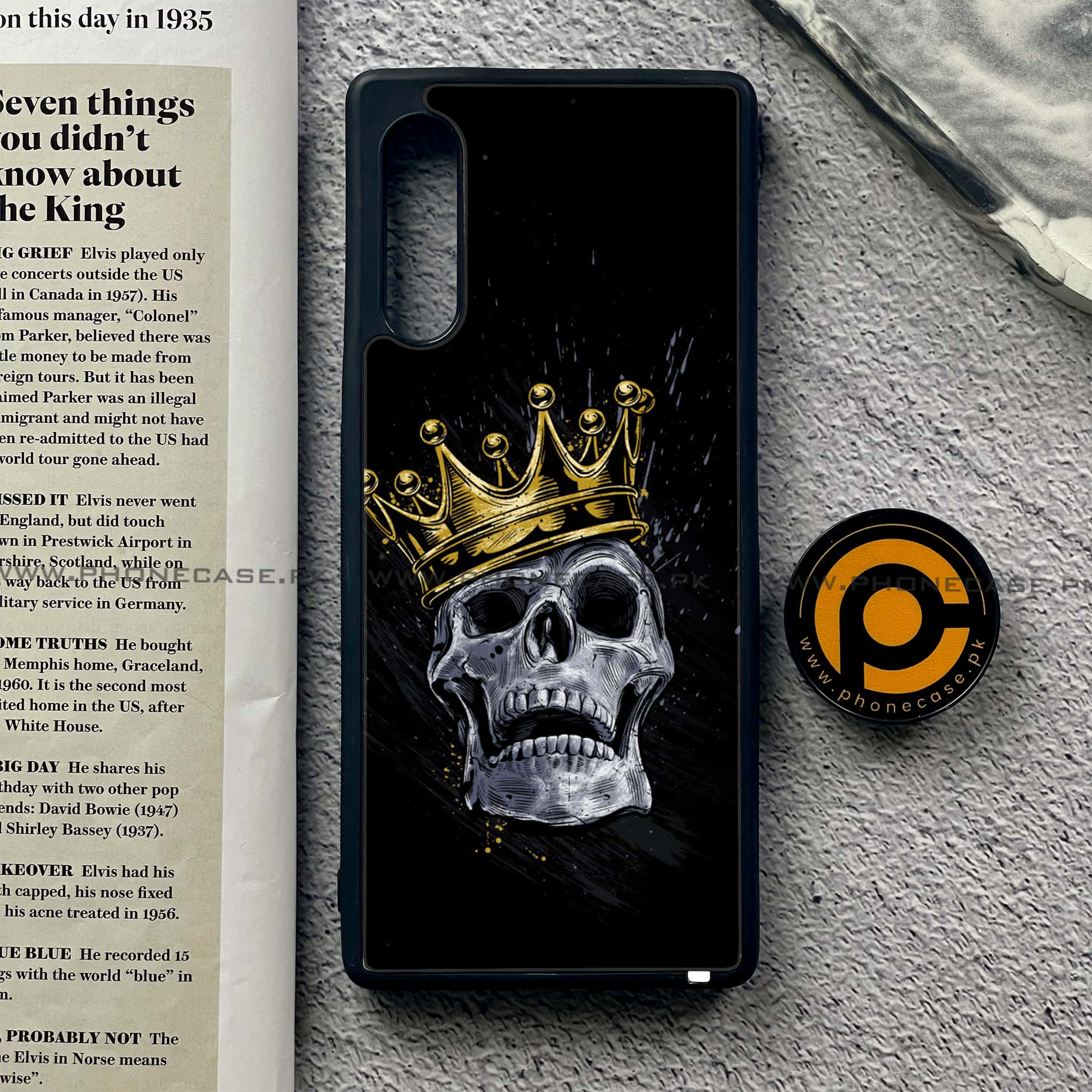LG Velvet - King 2.0 Series - Premium Printed Glass soft Bumper shock Proof Case