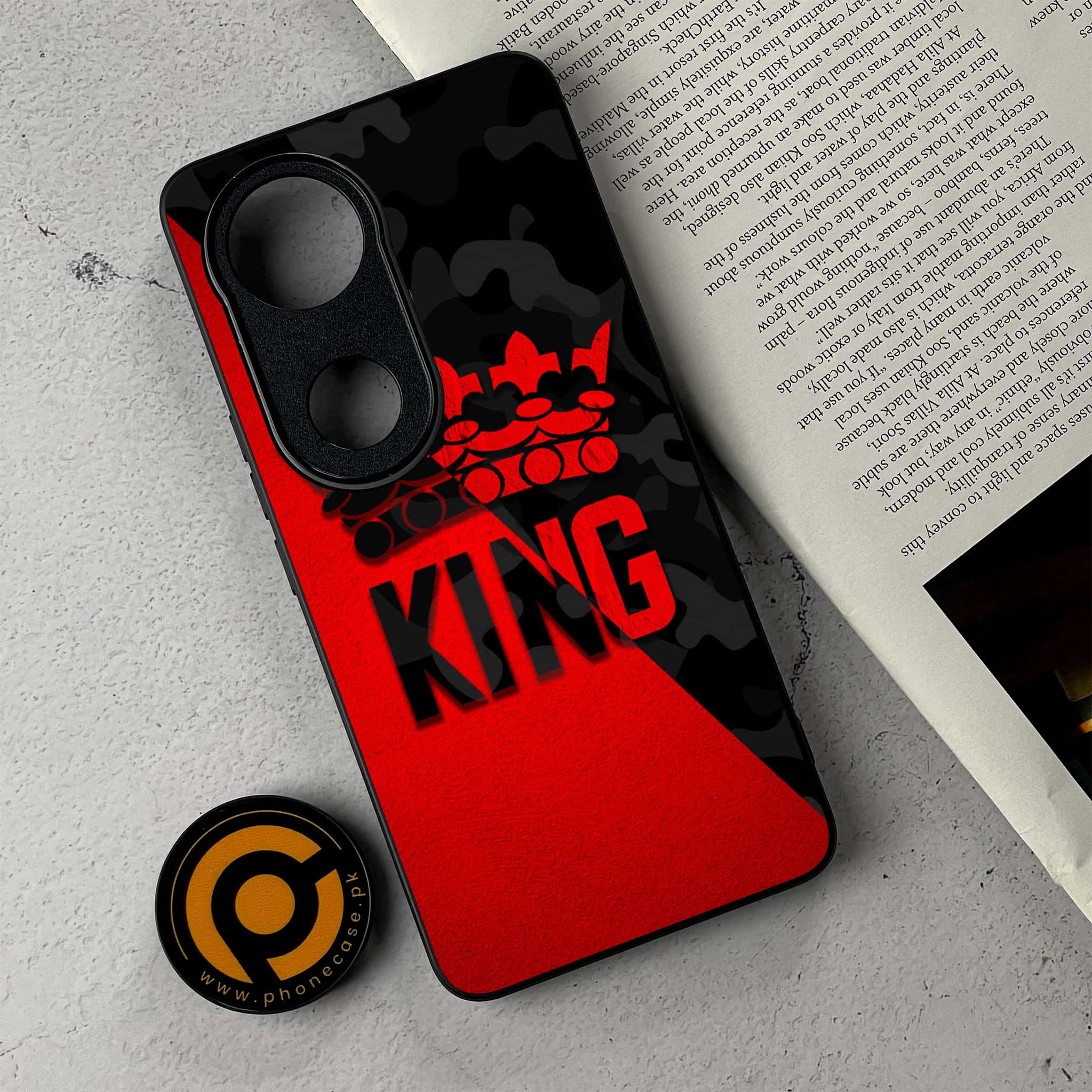 Vivo V50 - King 2.0 Series - Premium Metal Printed Soft Bumper Shockproof Case